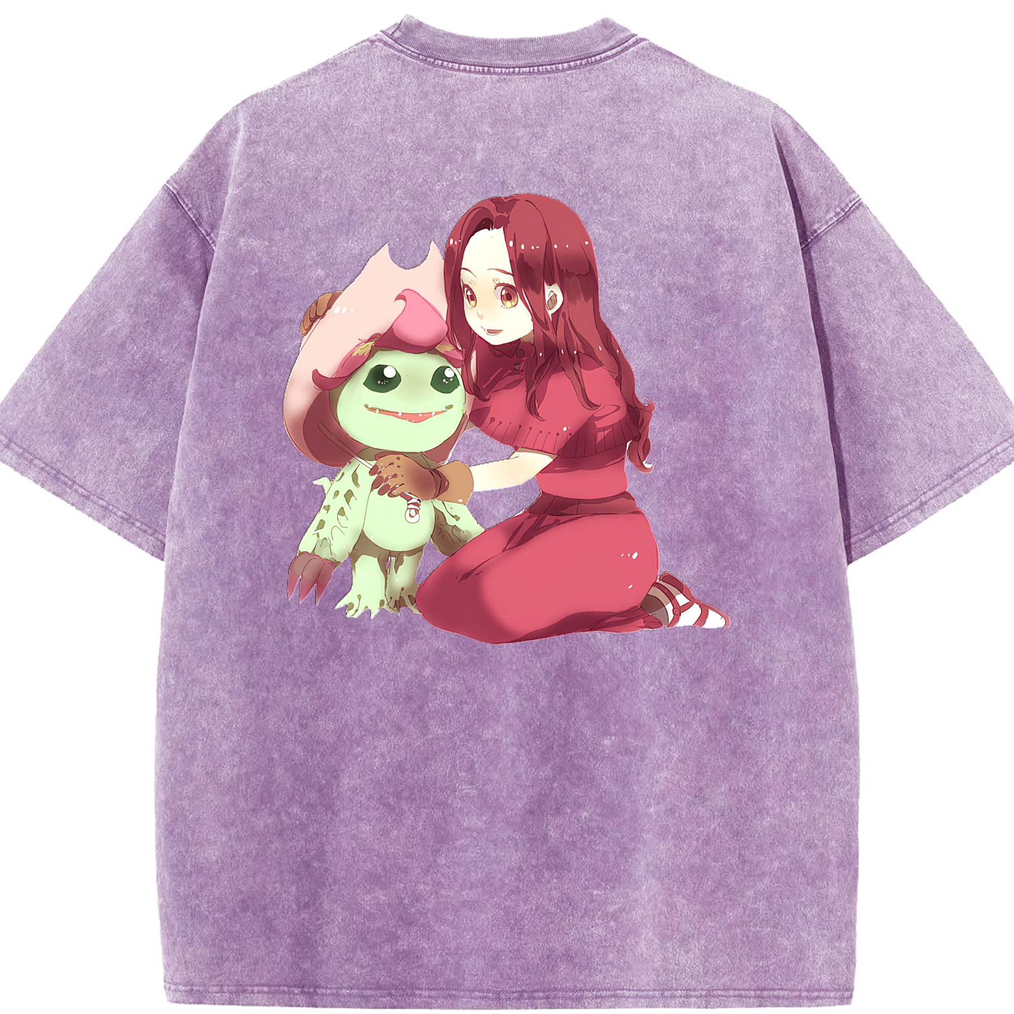 （画像用） Digimon デジタルモンスター/デジモン 綿100% ヴィンテージ風 半袖Tシャツ（背面プリント）