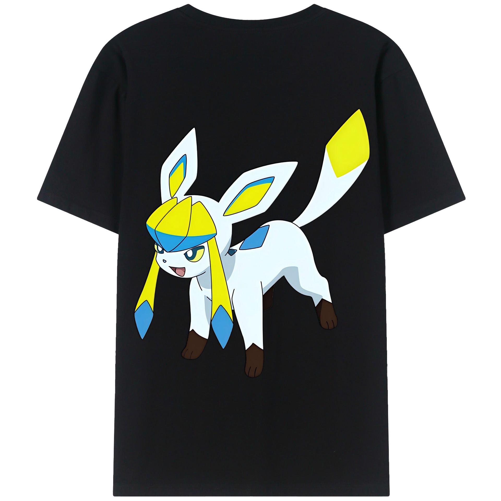 （画像用） Digimon デジタルモンスター/デジモン 綿100％ メンズ半袖Tシャツ（バックプリント） 通気性