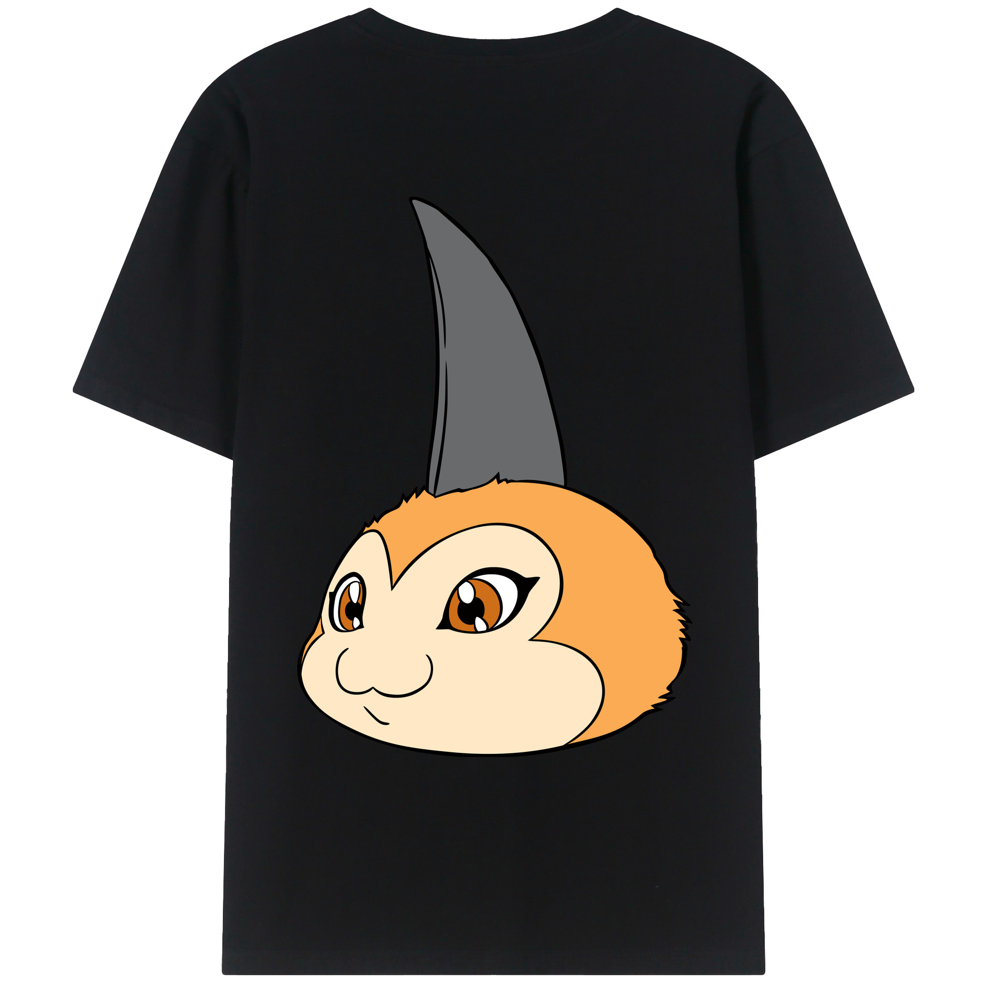 （画像用） Digimon デジタルモンスター/デジモン 綿100％ メンズ半袖Tシャツ（バックプリント） 通気性