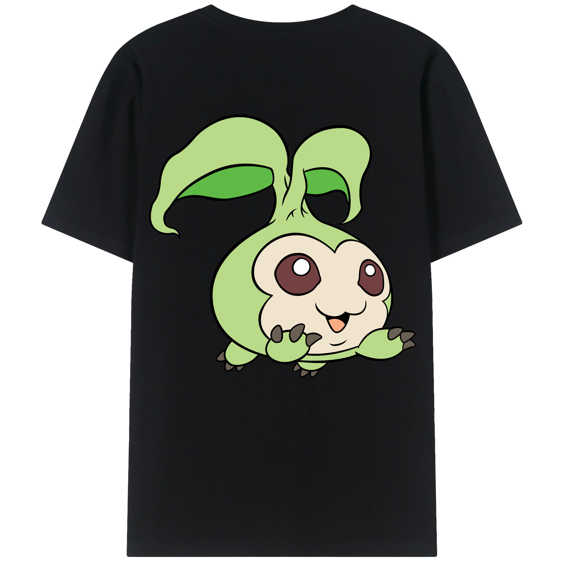 （画像用） Digimon デジタルモンスター/デジモン 綿100％ メンズ半袖Tシャツ（バックプリント） 通気性