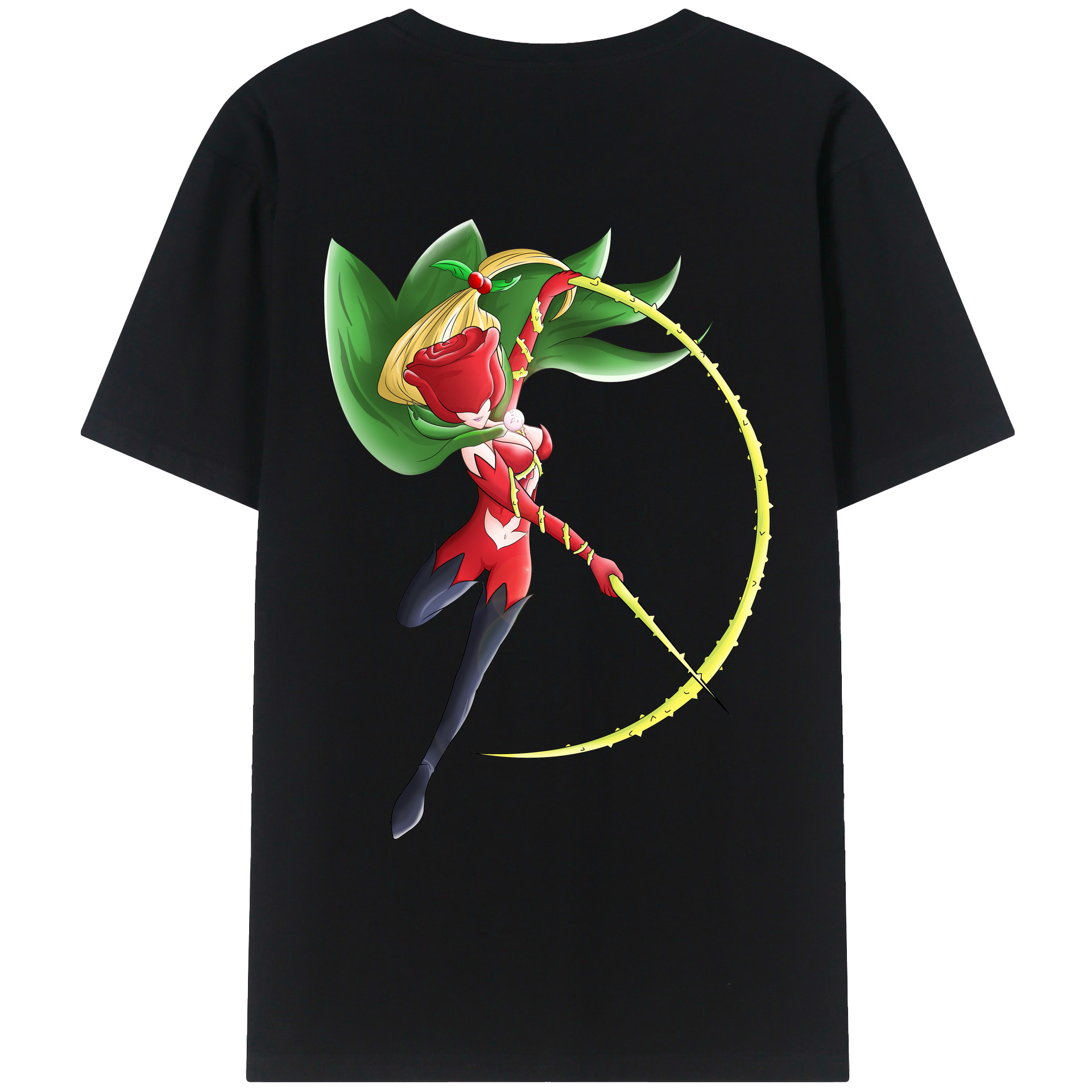 （画像用） Digimon デジタルモンスター/デジモン 綿100％ メンズ半袖Tシャツ（バックプリント） 通気性