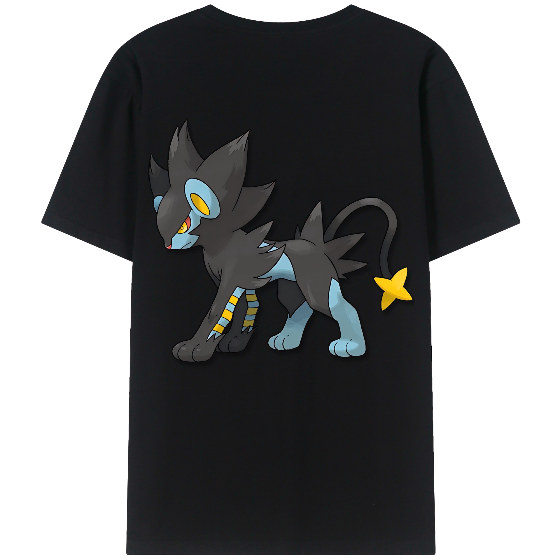 （画像用） Digimon デジタルモンスター/デジモン 綿100％ メンズ半袖Tシャツ（バックプリント） 通気性