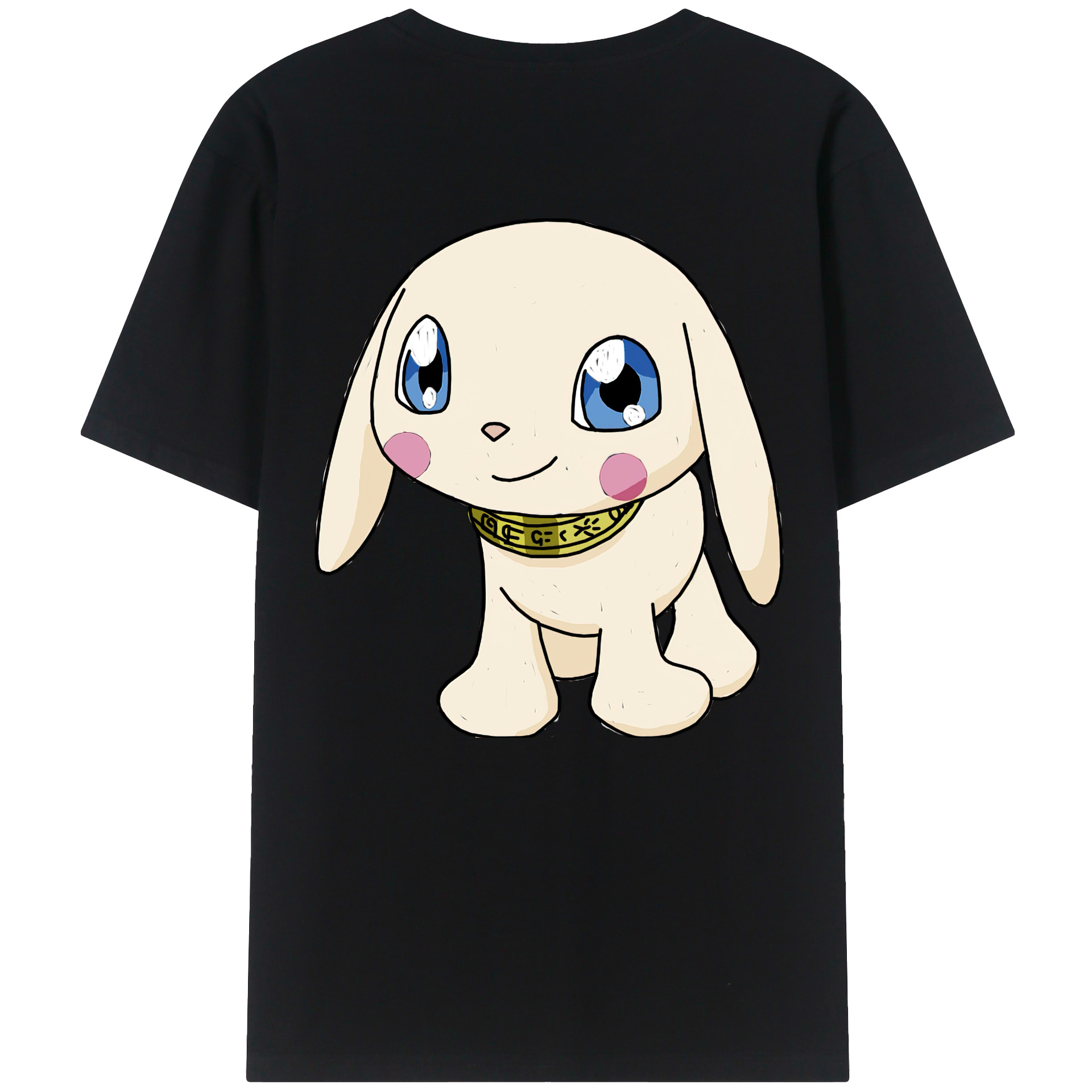 （画像用） Digimon デジタルモンスター/デジモン 綿100％ メンズ半袖Tシャツ（バックプリント） 通気性