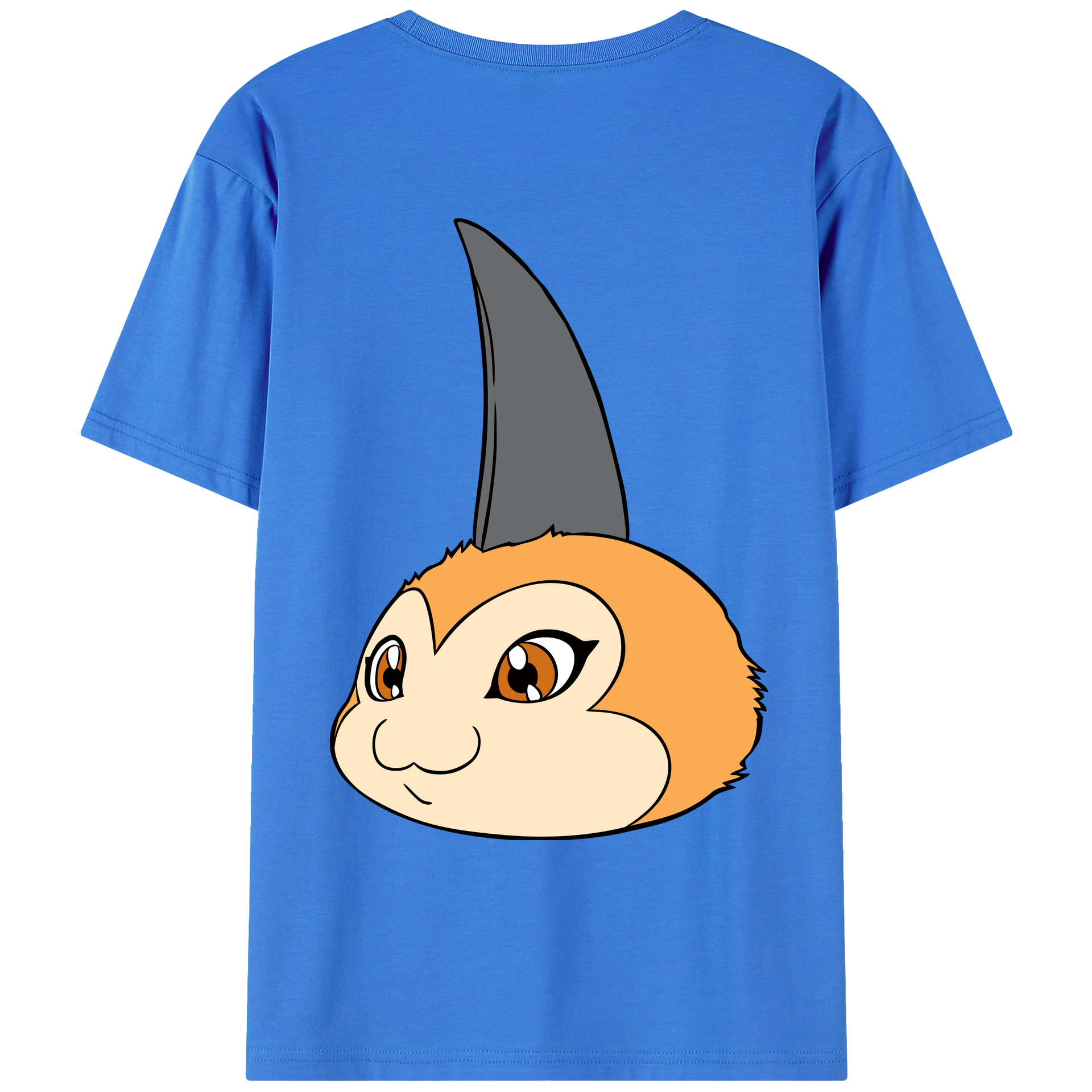 （画像用） Digimon デジタルモンスター/デジモン 綿100％ メンズ半袖Tシャツ（バックプリント） 通気性