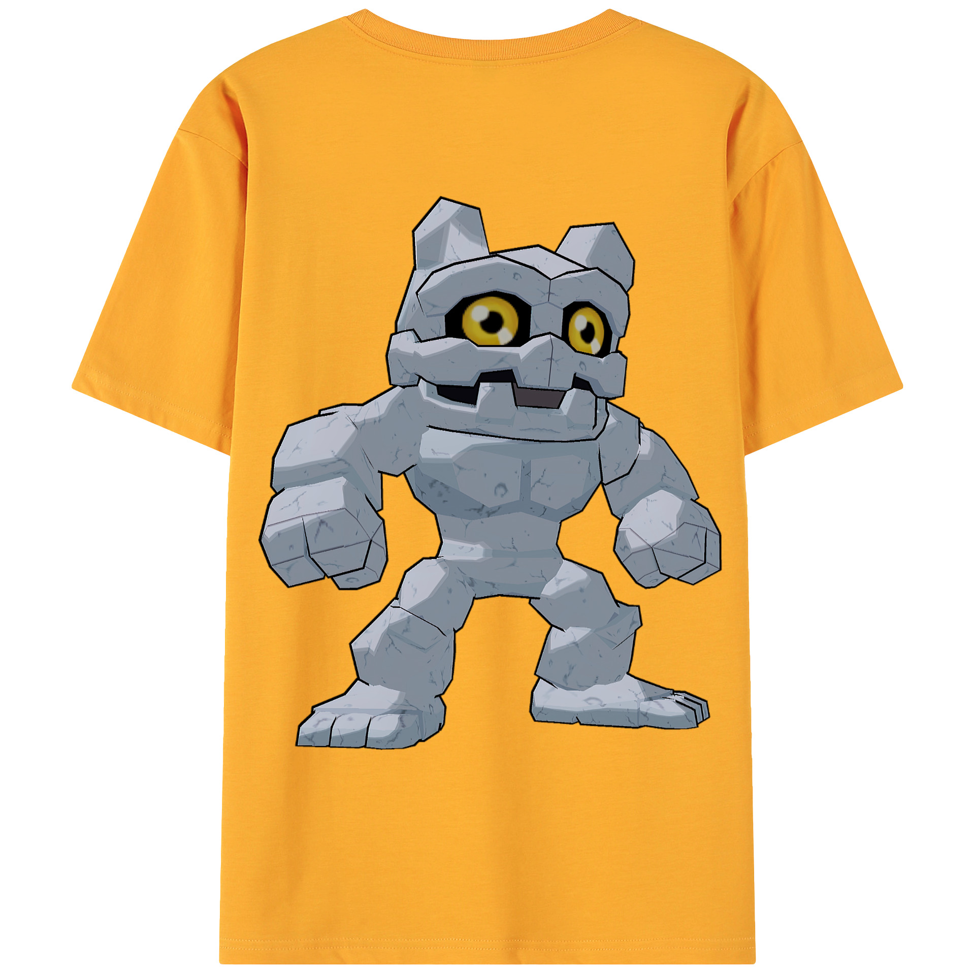 （画像用） Digimon デジタルモンスター/デジモン 綿100％ メンズ半袖Tシャツ（バックプリント） 通気性
