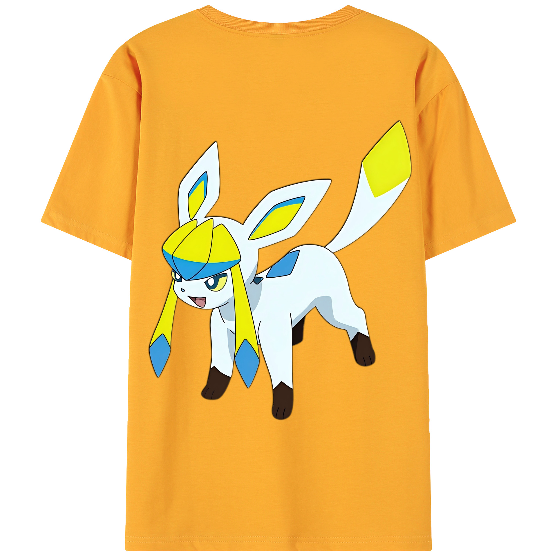 （画像用） Digimon デジタルモンスター/デジモン 綿100％ メンズ半袖Tシャツ（バックプリント） 通気性