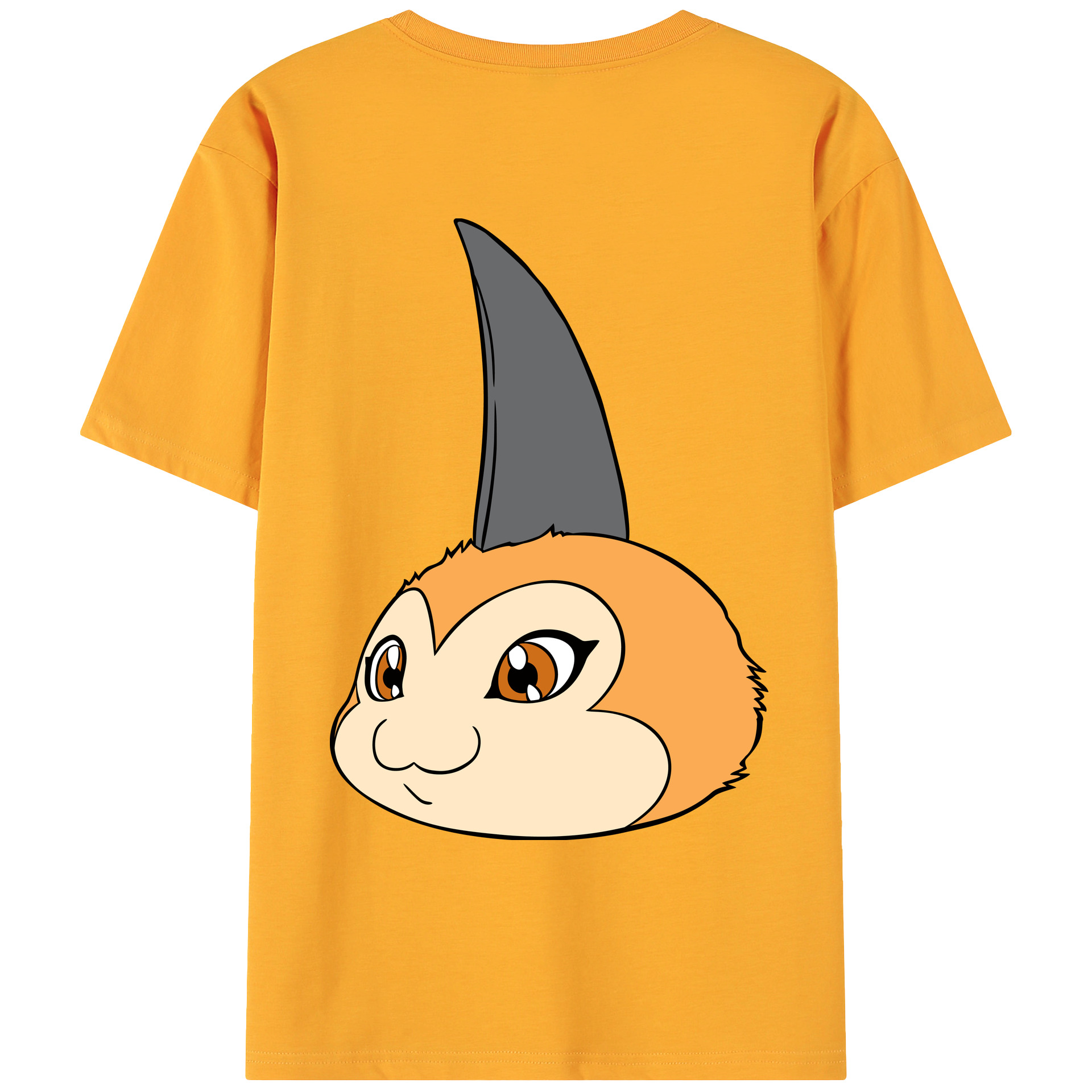 （画像用） Digimon デジタルモンスター/デジモン 綿100％ メンズ半袖Tシャツ（バックプリント） 通気性