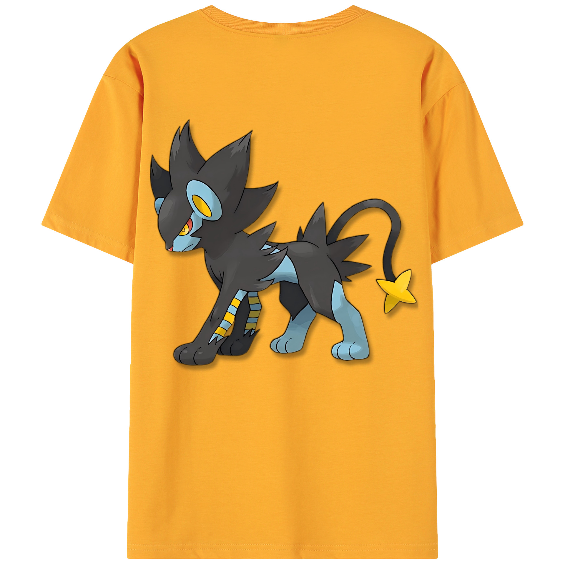 （画像用） Digimon デジタルモンスター/デジモン 綿100％ メンズ半袖Tシャツ（バックプリント） 通気性