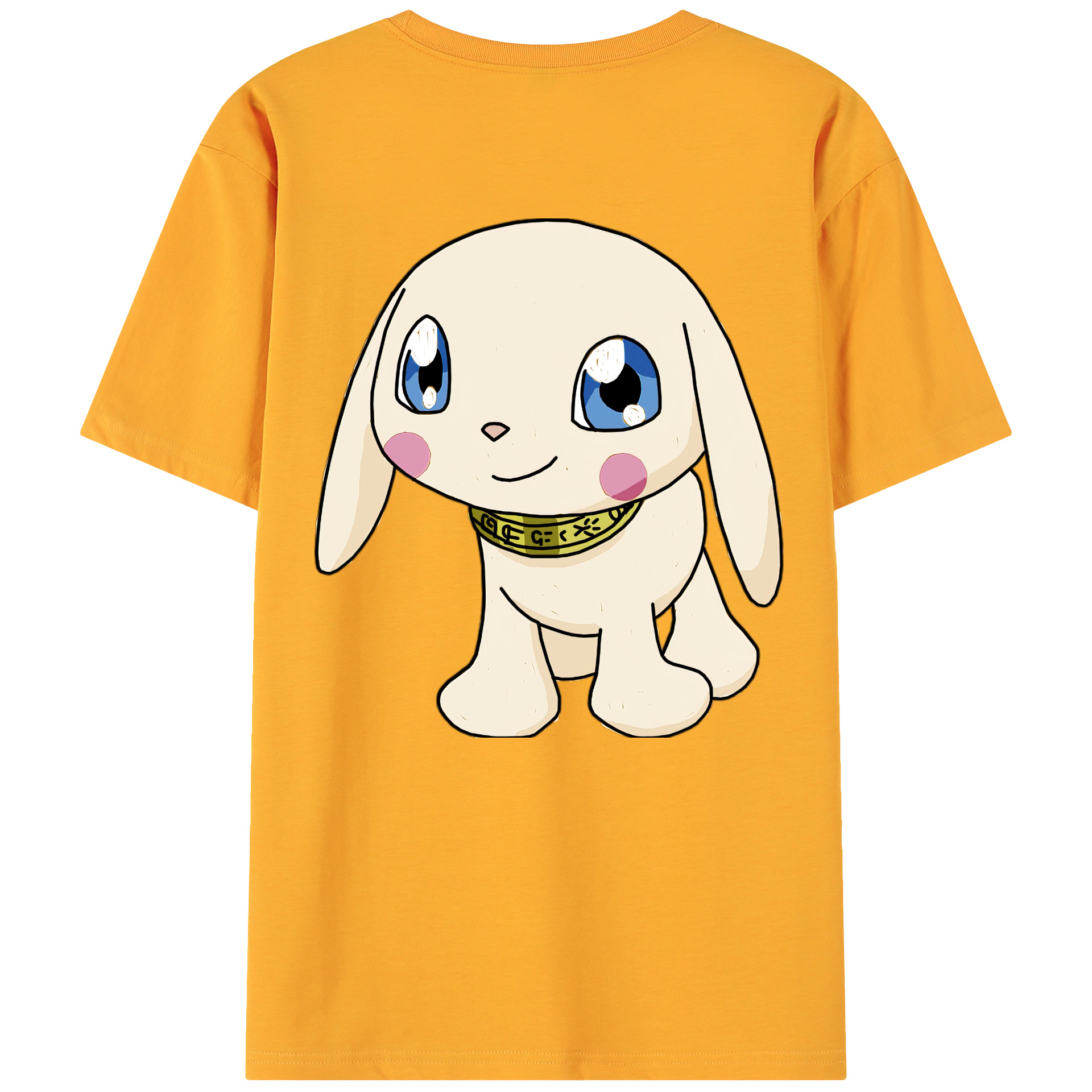 （画像用） Digimon デジタルモンスター/デジモン 綿100％ メンズ半袖Tシャツ（バックプリント） 通気性