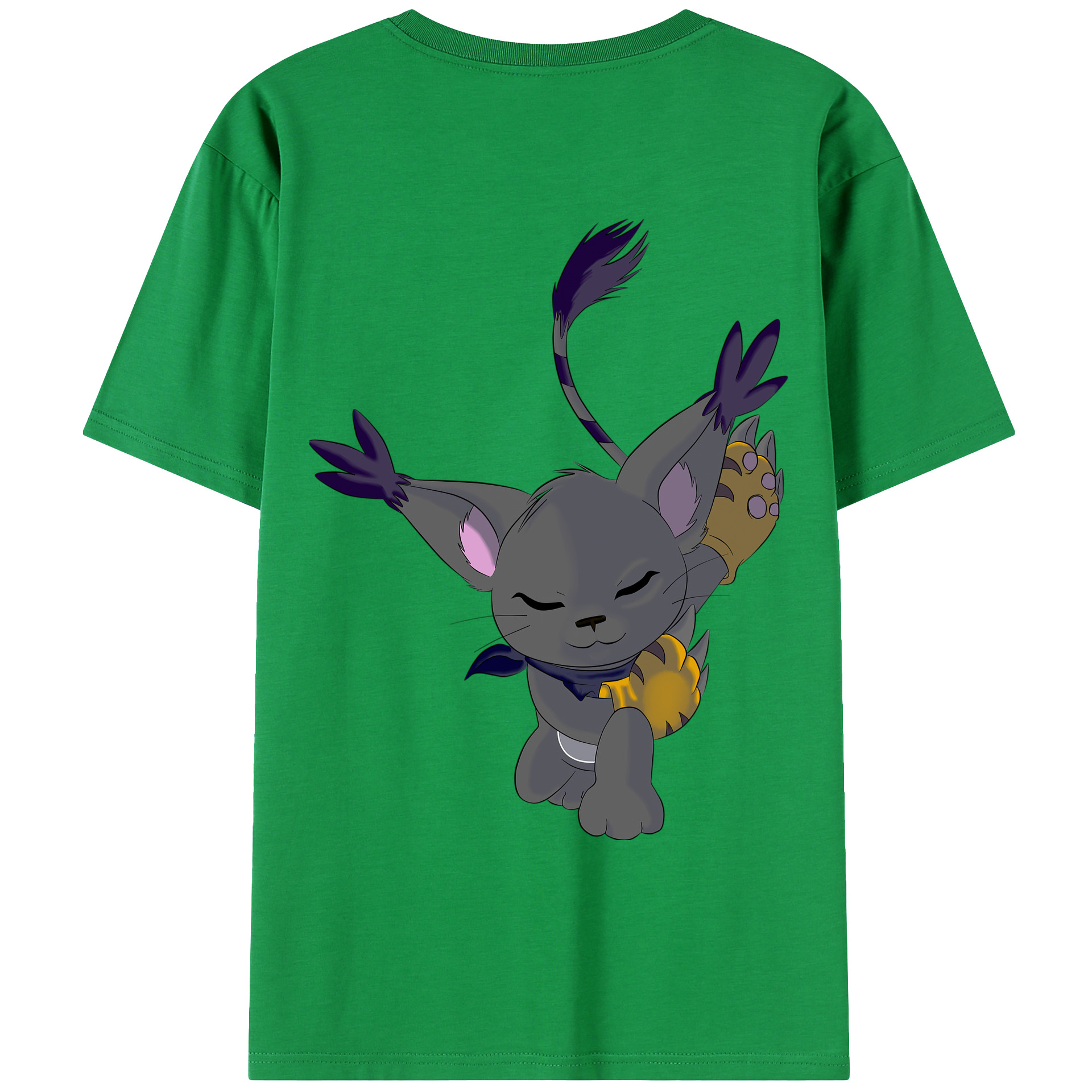 （画像用） Digimon デジタルモンスター/デジモン 綿100％ メンズ半袖Tシャツ（バックプリント） 通気性