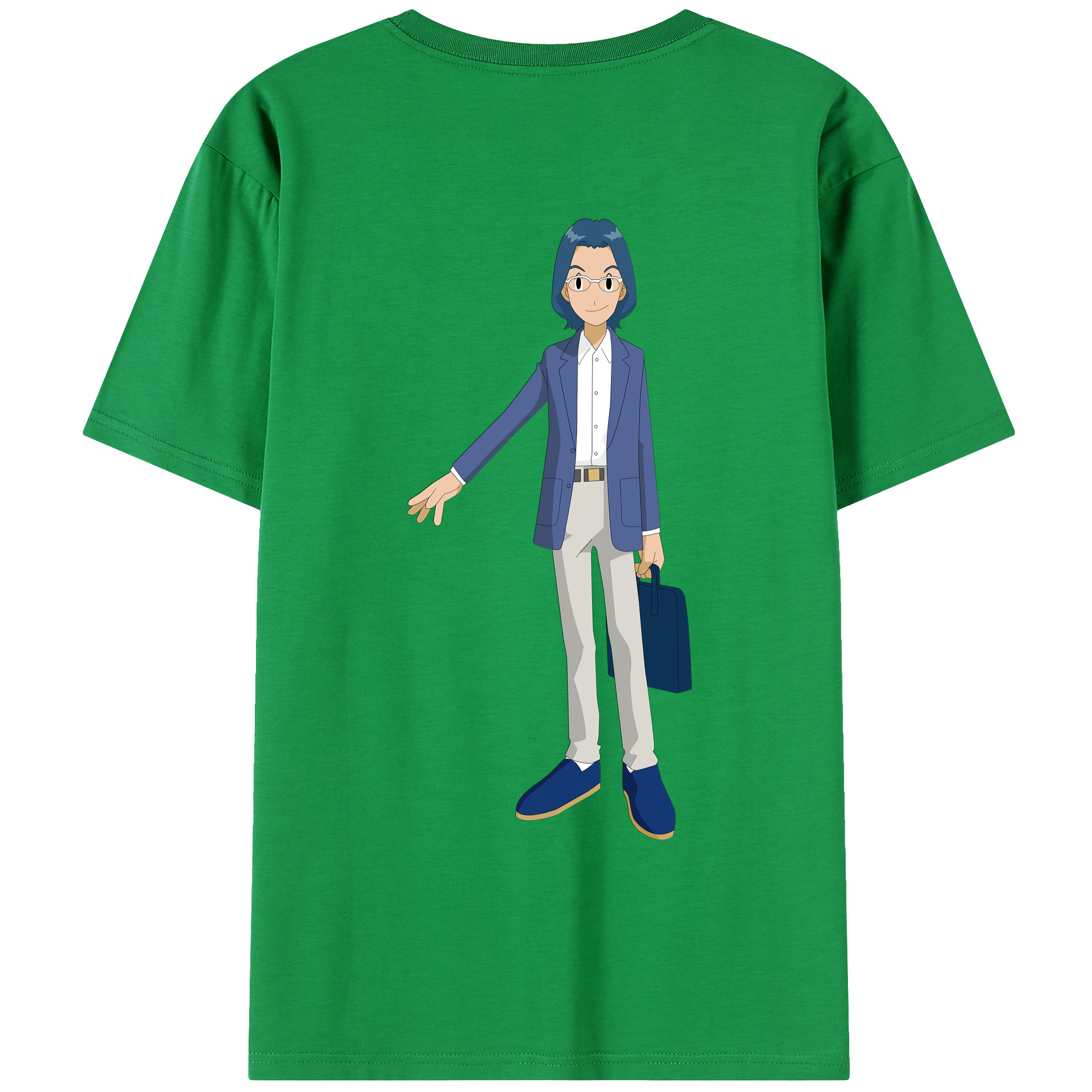 （画像用） Digimon デジタルモンスター/デジモン 綿100％ メンズ半袖Tシャツ（バックプリント） 通気性