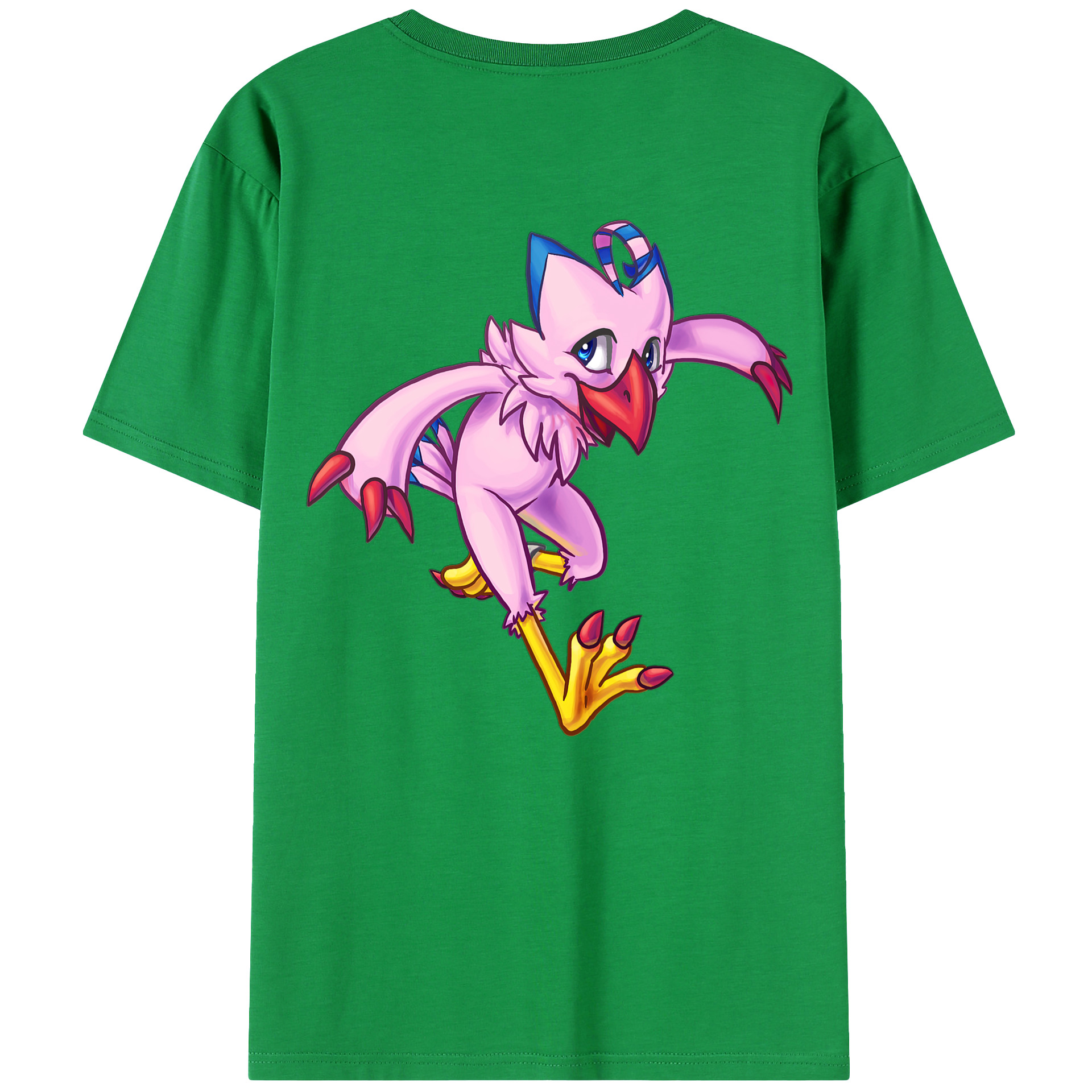 （画像用） Digimon デジタルモンスター/デジモン 綿100％ メンズ半袖Tシャツ（バックプリント） 通気性