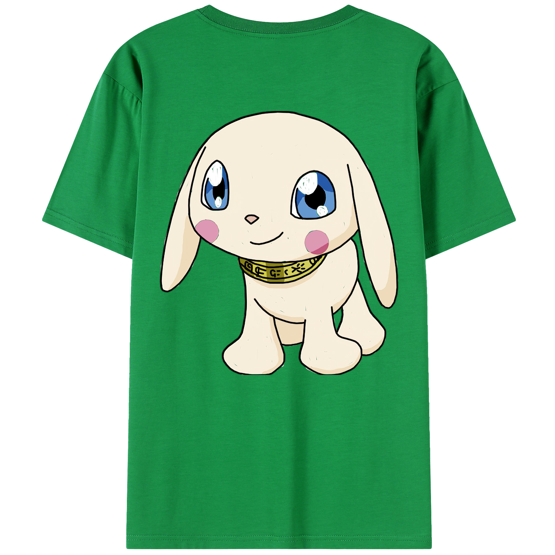 （画像用） Digimon デジタルモンスター/デジモン 綿100％ メンズ半袖Tシャツ（バックプリント） 通気性