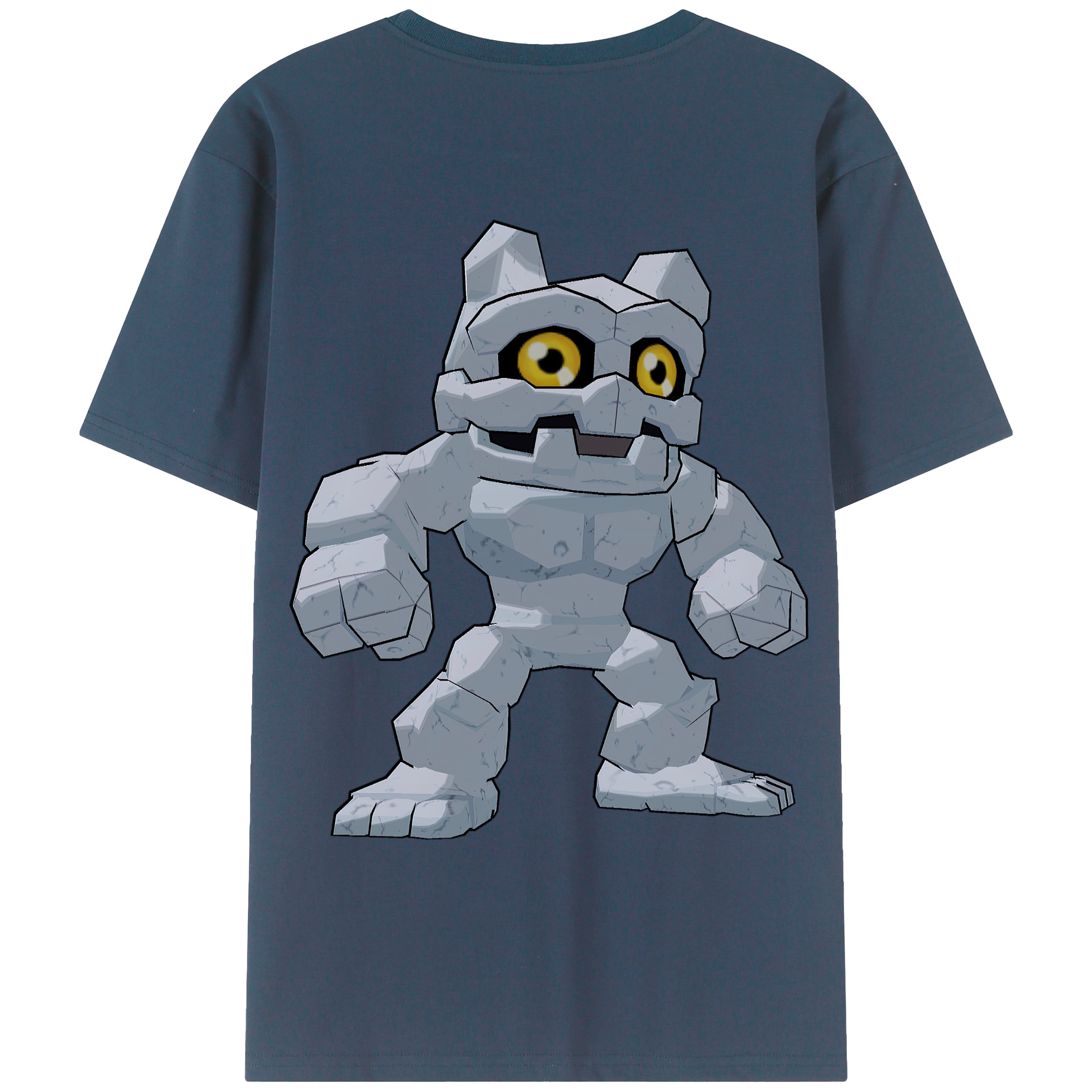（画像用） Digimon デジタルモンスター/デジモン 綿100％ メンズ半袖Tシャツ（バックプリント） 通気性