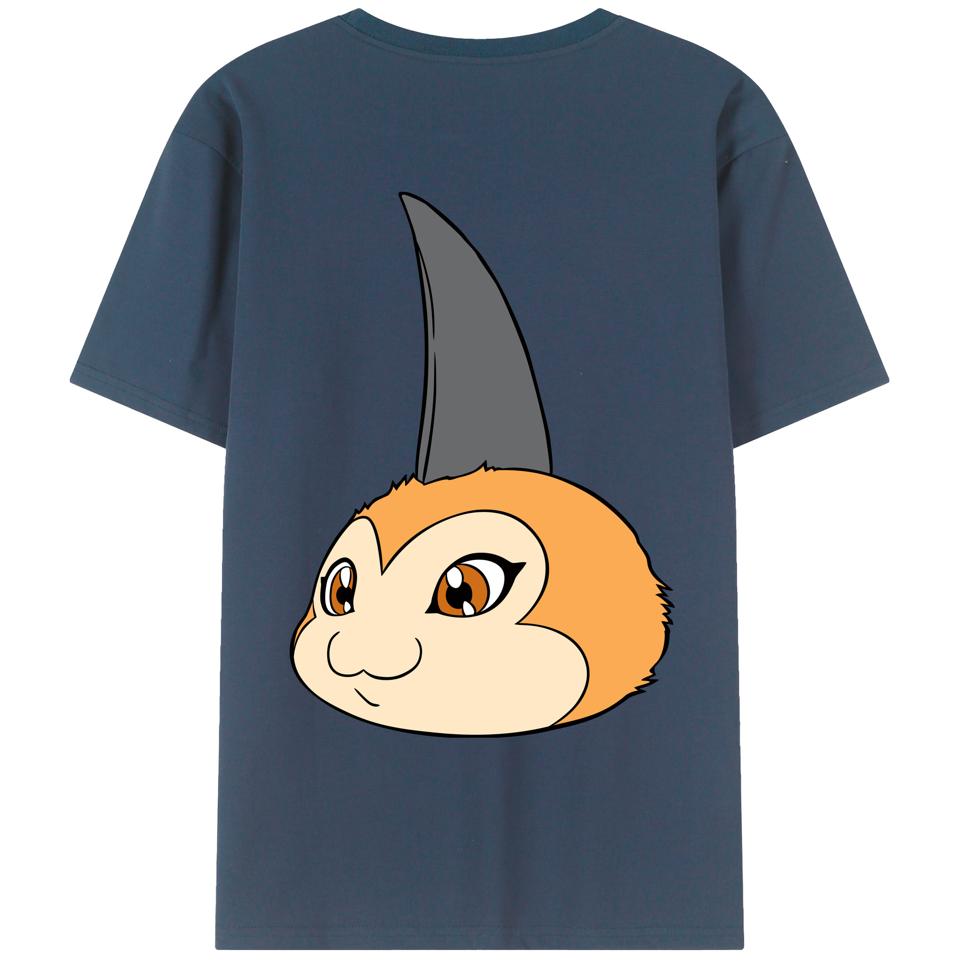 （画像用） Digimon デジタルモンスター/デジモン 綿100％ メンズ半袖Tシャツ（バックプリント） 通気性