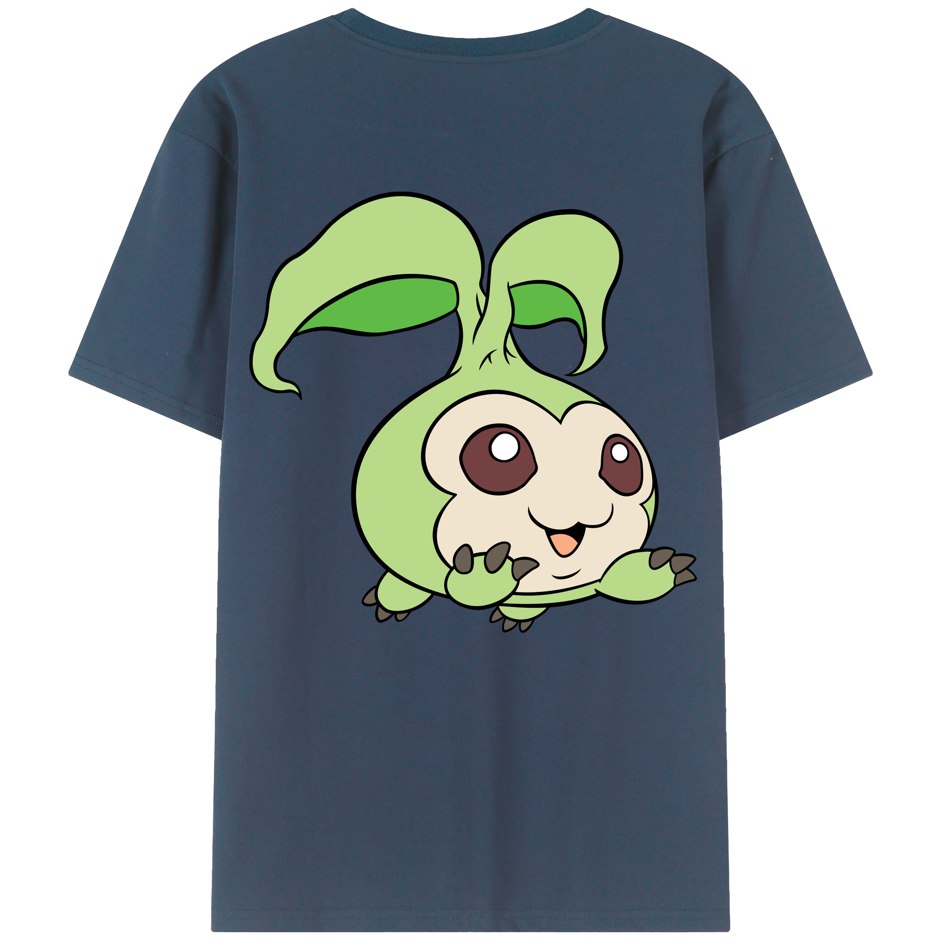 （画像用） Digimon デジタルモンスター/デジモン 綿100％ メンズ半袖Tシャツ（バックプリント） 通気性