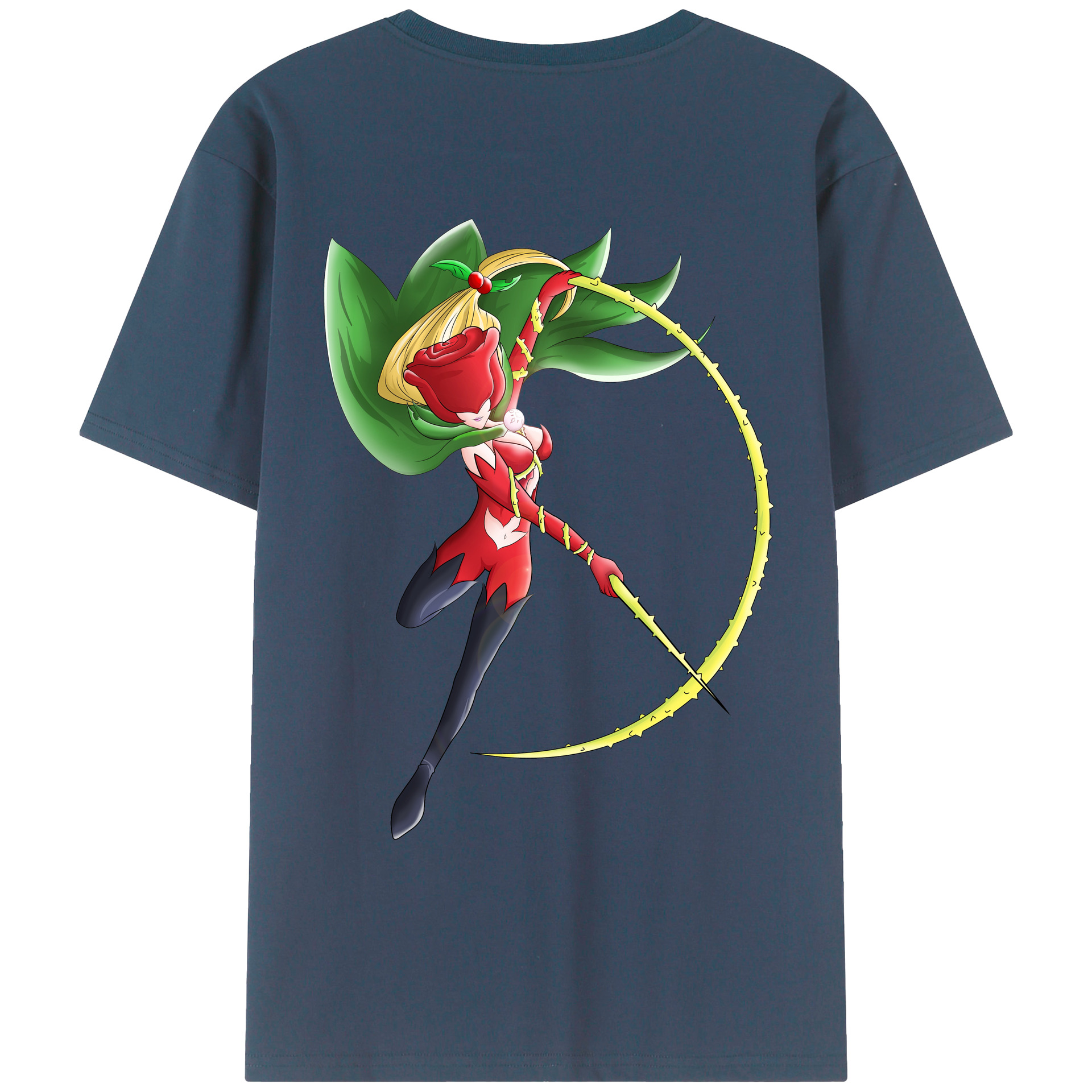 （画像用） Digimon デジタルモンスター/デジモン 綿100％ メンズ半袖Tシャツ（バックプリント） 通気性