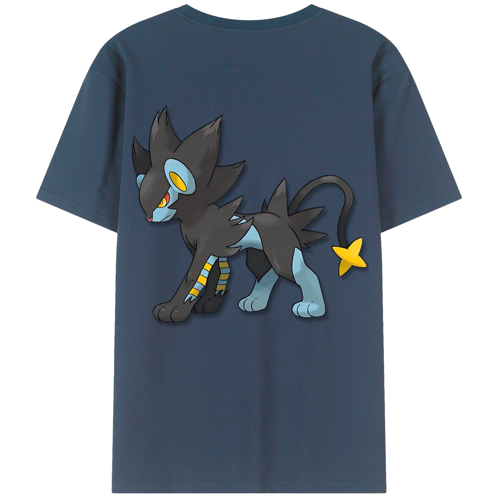 （画像用） Digimon デジタルモンスター/デジモン 綿100％ メンズ半袖Tシャツ（バックプリント） 通気性