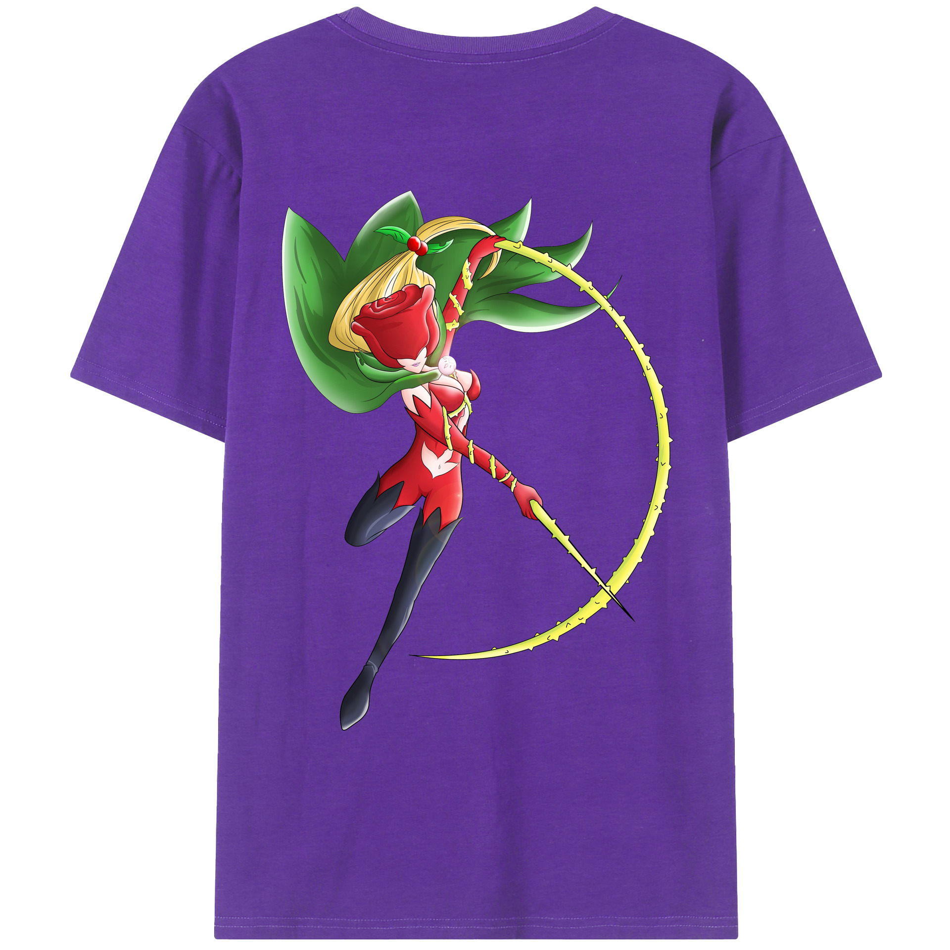 （画像用） Digimon デジタルモンスター/デジモン 綿100％ メンズ半袖Tシャツ（バックプリント） 通気性