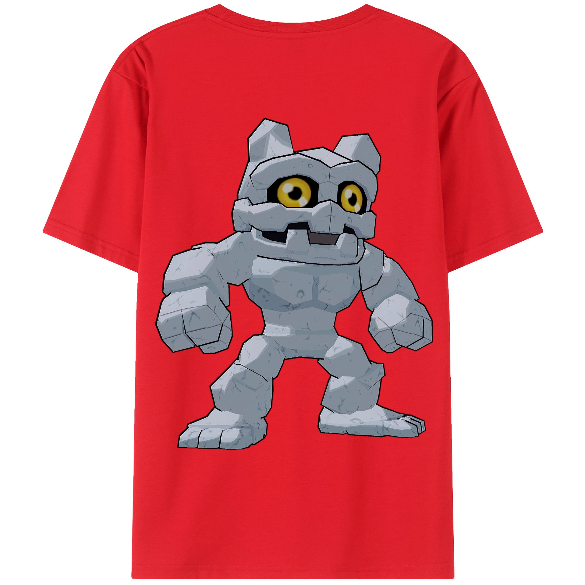 （画像用） Digimon デジタルモンスター/デジモン 綿100％ メンズ半袖Tシャツ（バックプリント） 通気性