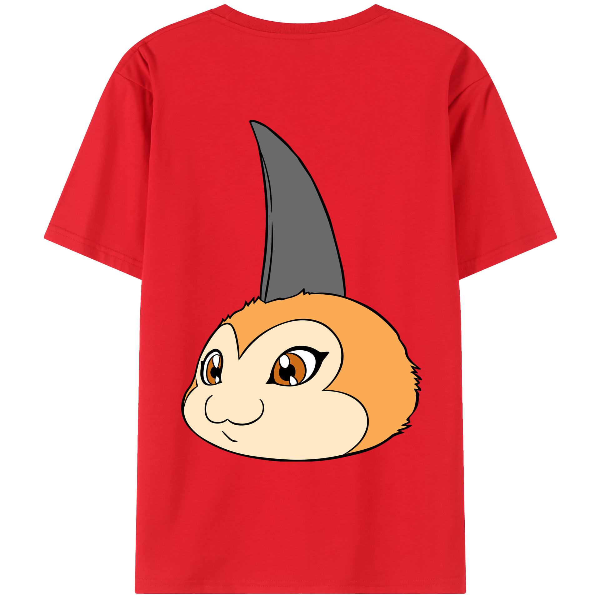 （画像用） Digimon デジタルモンスター/デジモン 綿100％ メンズ半袖Tシャツ（バックプリント） 通気性