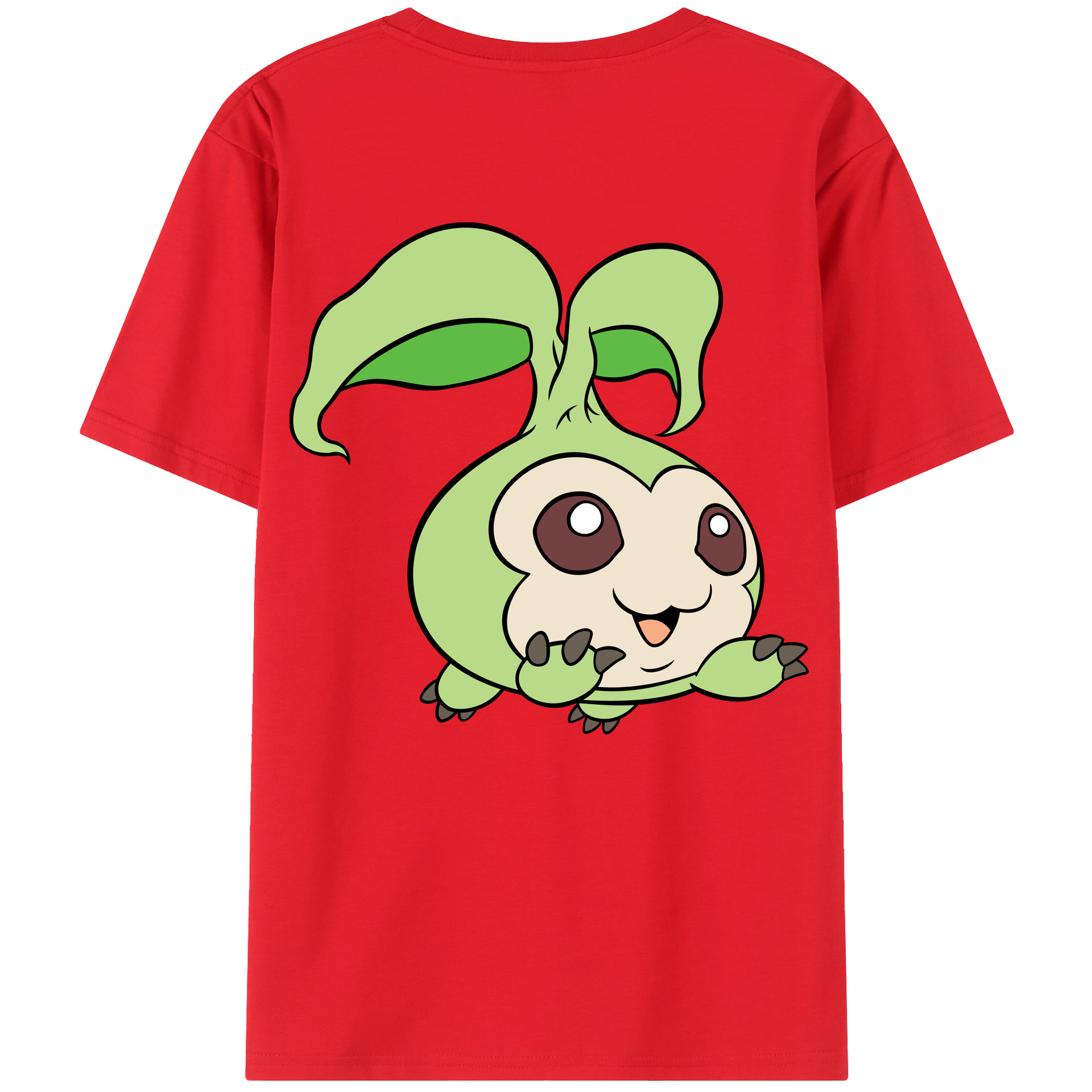 （画像用） Digimon デジタルモンスター/デジモン 綿100％ メンズ半袖Tシャツ（バックプリント） 通気性