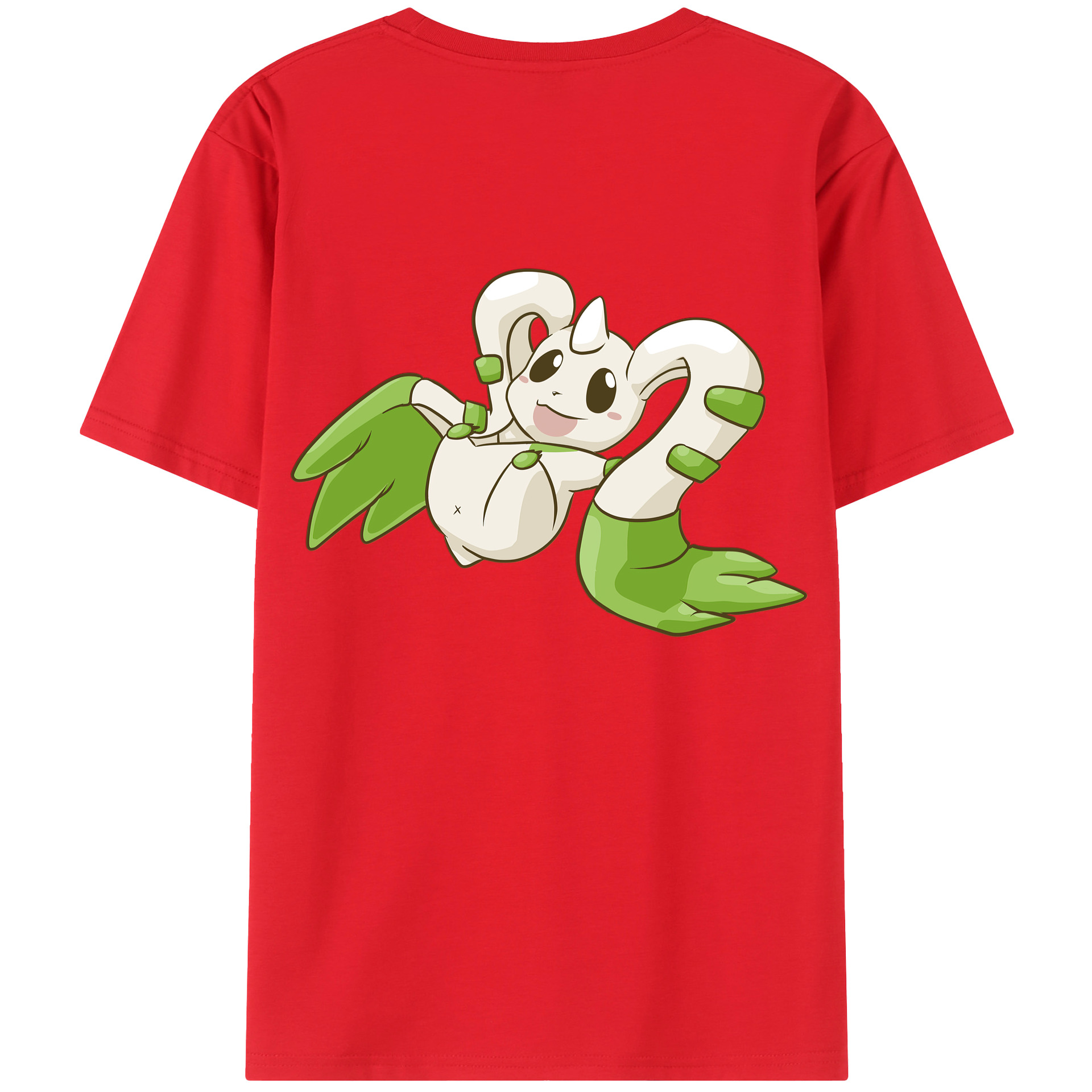 （画像用） Digimon デジタルモンスター/デジモン 綿100％ メンズ半袖Tシャツ（バックプリント） 通気性
