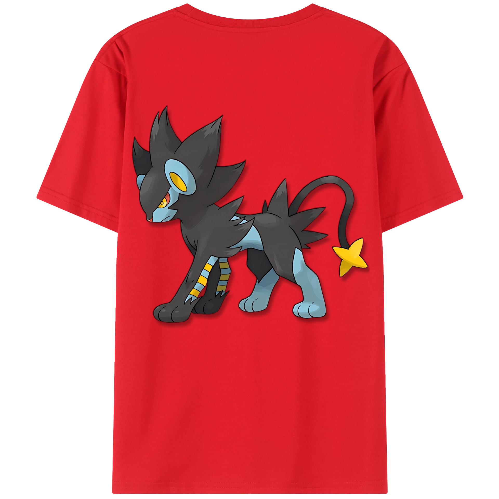 （画像用） Digimon デジタルモンスター/デジモン 綿100％ メンズ半袖Tシャツ（バックプリント） 通気性