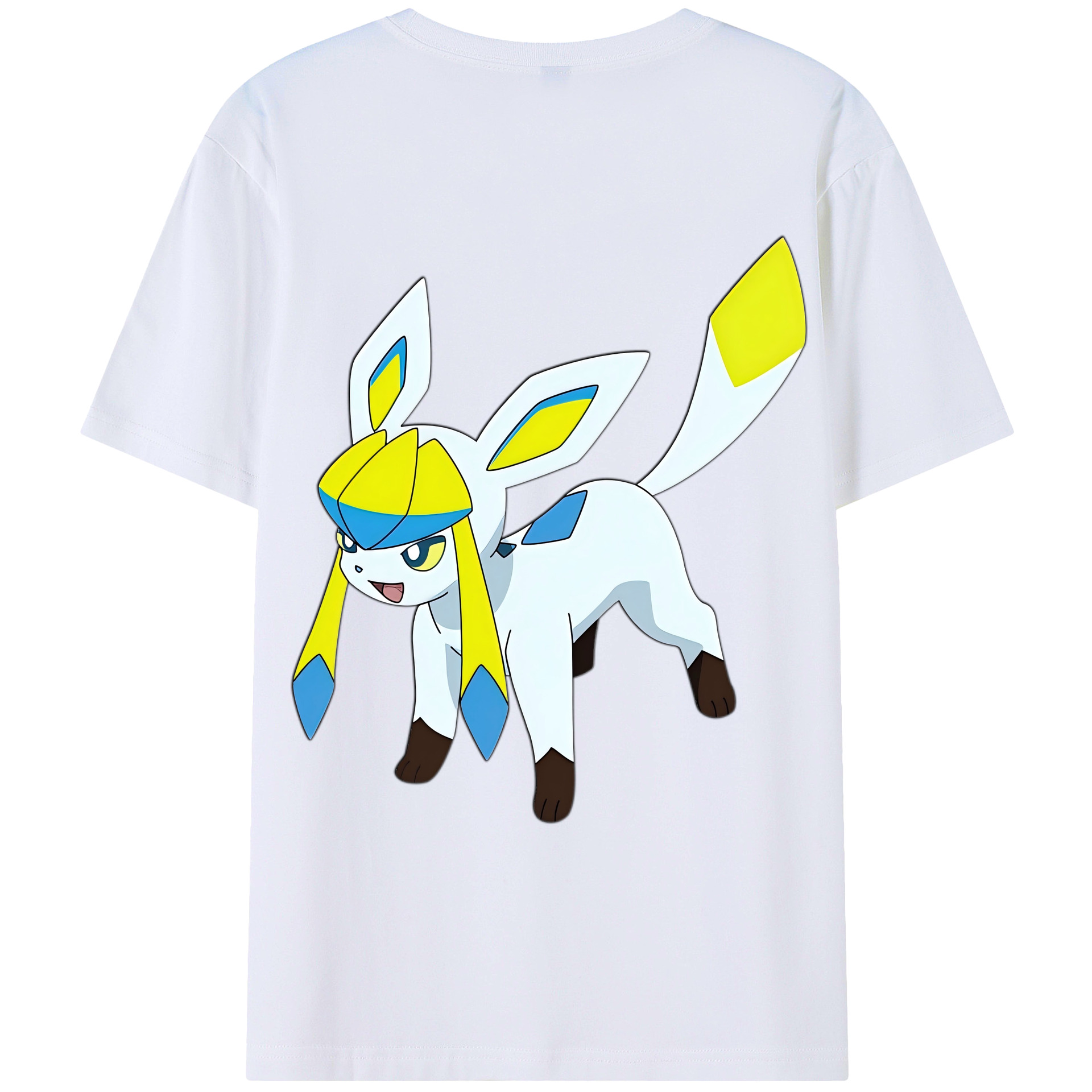 （画像用） Digimon デジタルモンスター/デジモン 綿100％ メンズ半袖Tシャツ（バックプリント） 通気性