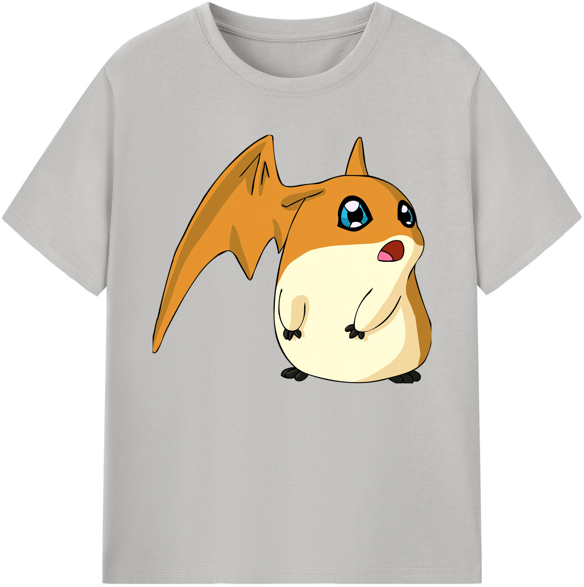 （画像用） Digimon デジタルモンスター/デジモン 綿100％ メンズ半袖Tシャツ｜肌触りやわらか＆通気性