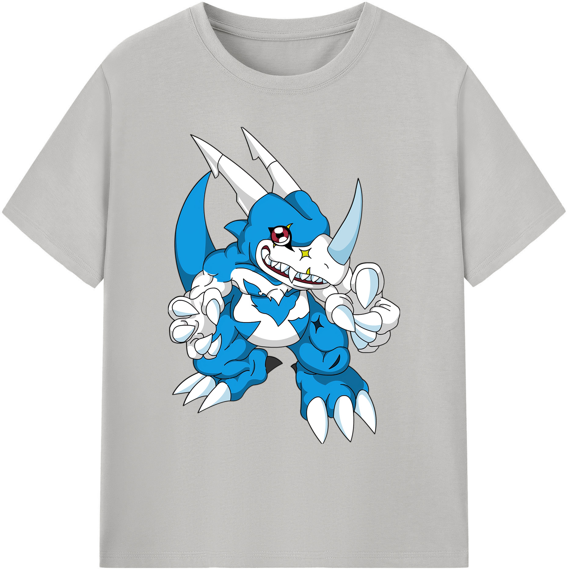 （画像用） Digimon デジタルモンスター/デジモン 綿100％ メンズ半袖Tシャツ｜肌触りやわらか＆通気性