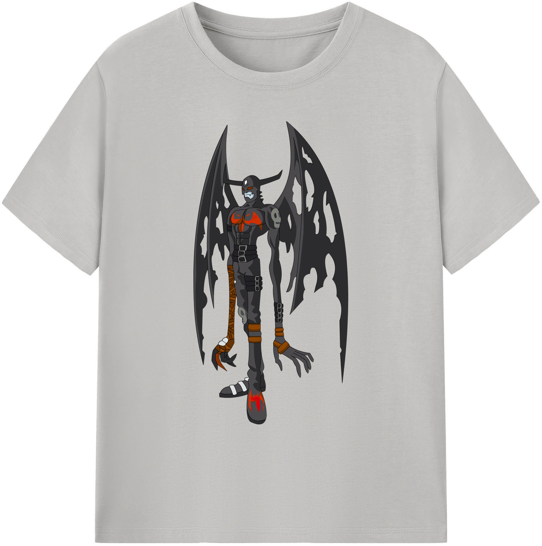 （画像用） Digimon デジタルモンスター/デジモン 綿100％ メンズ半袖Tシャツ｜肌触りやわらか＆通気性