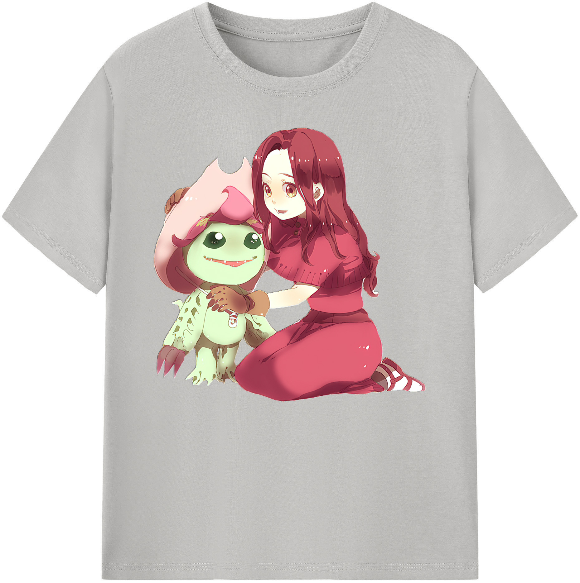 （画像用） Digimon デジタルモンスター/デジモン 綿100％ メンズ半袖Tシャツ｜肌触りやわらか＆通気性