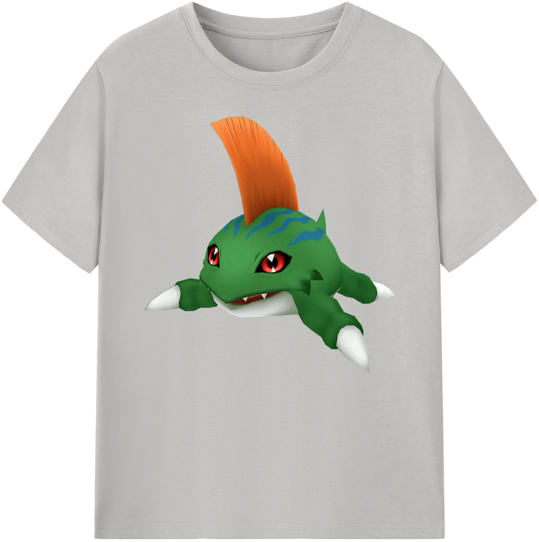 （画像用） Digimon デジタルモンスター/デジモン 綿100％ メンズ半袖Tシャツ｜肌触りやわらか＆通気性