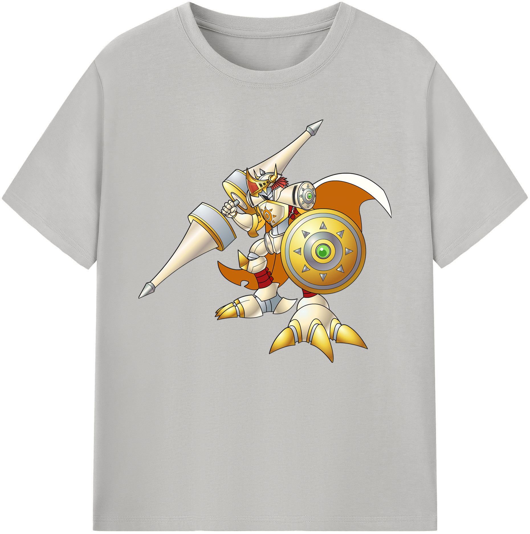 （画像用） Digimon デジタルモンスター/デジモン 綿100％ メンズ半袖Tシャツ｜肌触りやわらか＆通気性