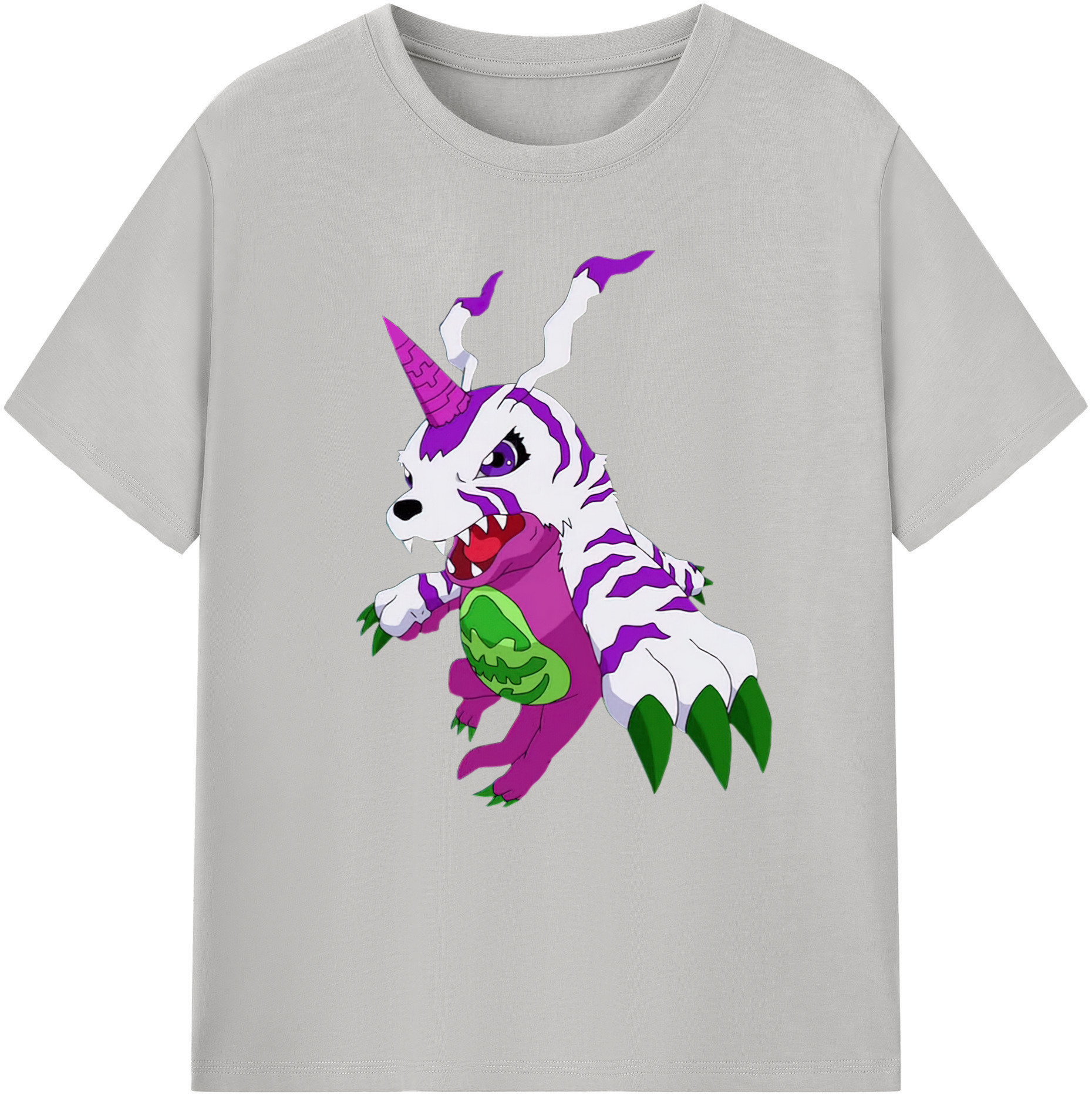 （画像用） Digimon デジタルモンスター/デジモン 綿100％ メンズ半袖Tシャツ｜肌触りやわらか＆通気性