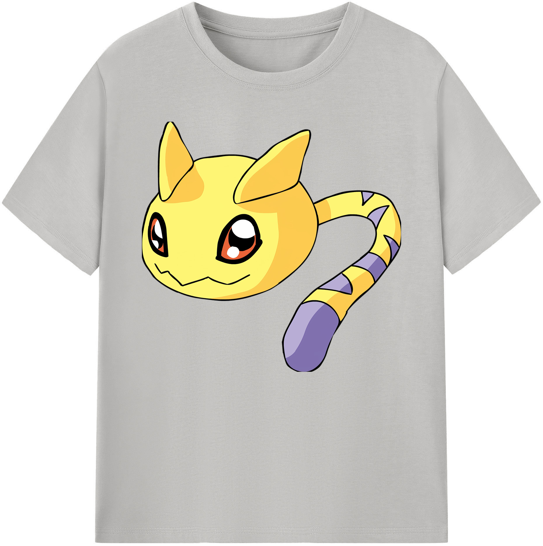 （画像用） Digimon デジタルモンスター/デジモン 綿100％ メンズ半袖Tシャツ｜肌触りやわらか＆通気性