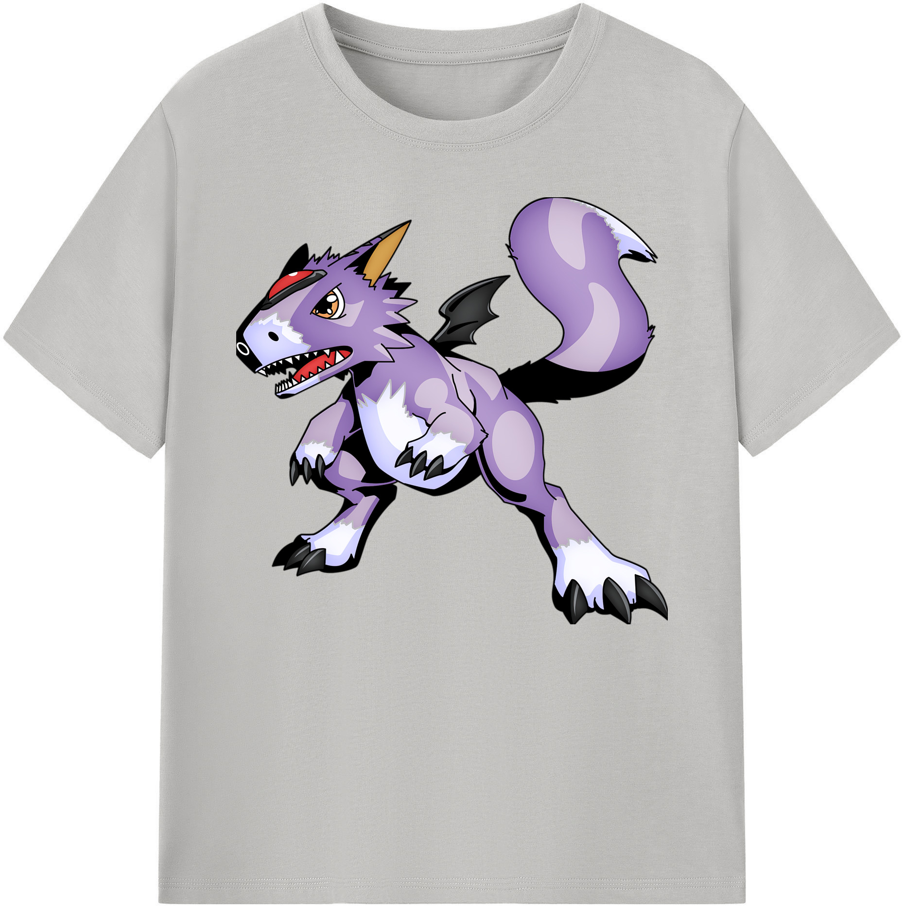 （画像用） Digimon デジタルモンスター/デジモン 綿100％ メンズ半袖Tシャツ｜肌触りやわらか＆通気性