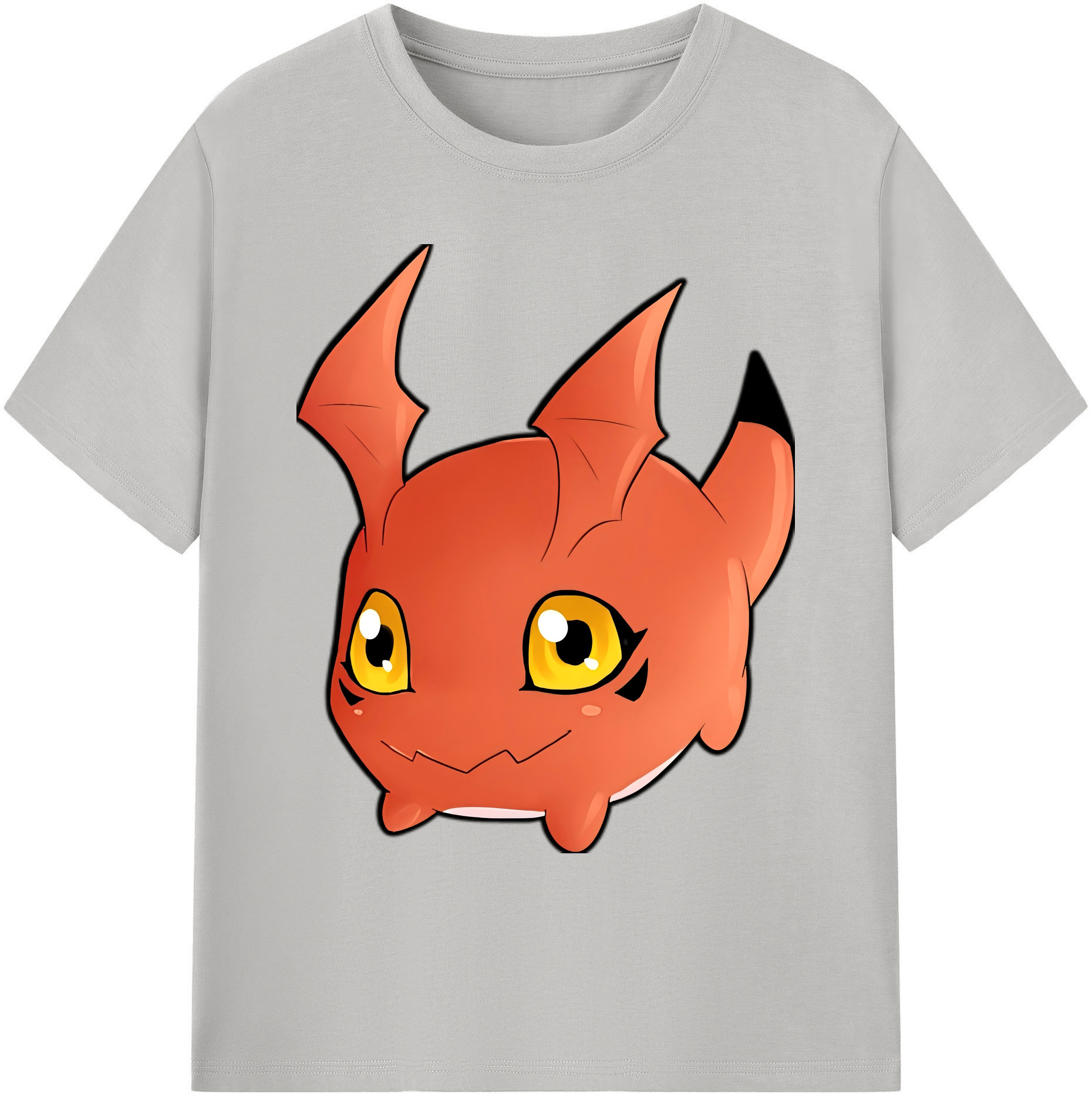 （画像用） Digimon デジタルモンスター/デジモン 綿100％ メンズ半袖Tシャツ｜肌触りやわらか＆通気性
