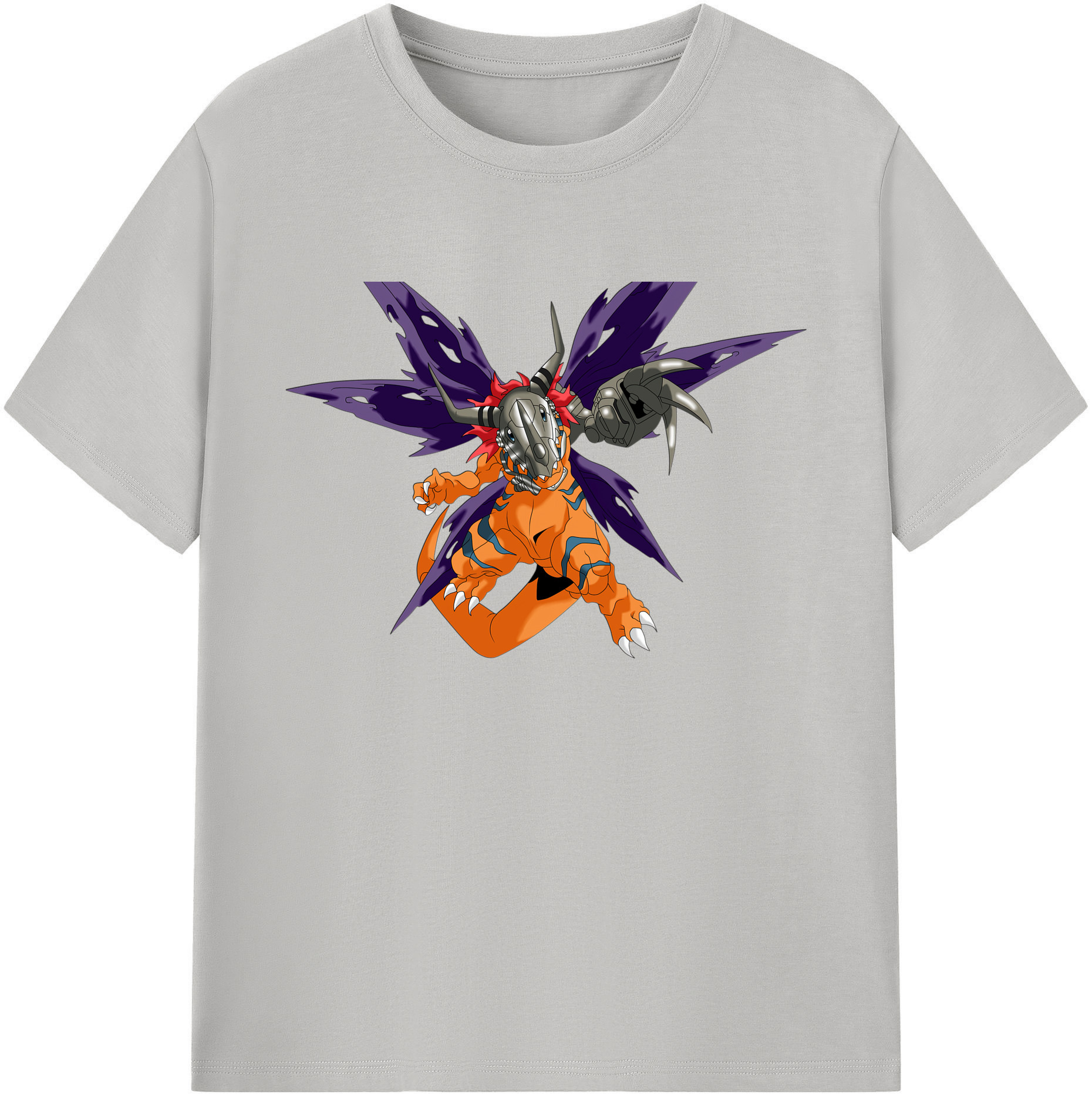（画像用） Digimon デジタルモンスター/デジモン 綿100％ メンズ半袖Tシャツ｜肌触りやわらか＆通気性