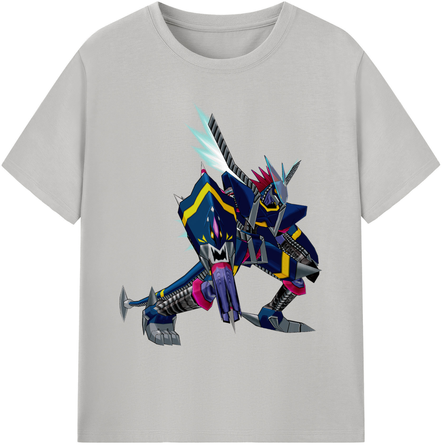 （画像用） Digimon デジタルモンスター/デジモン 綿100％ メンズ半袖Tシャツ｜肌触りやわらか＆通気性