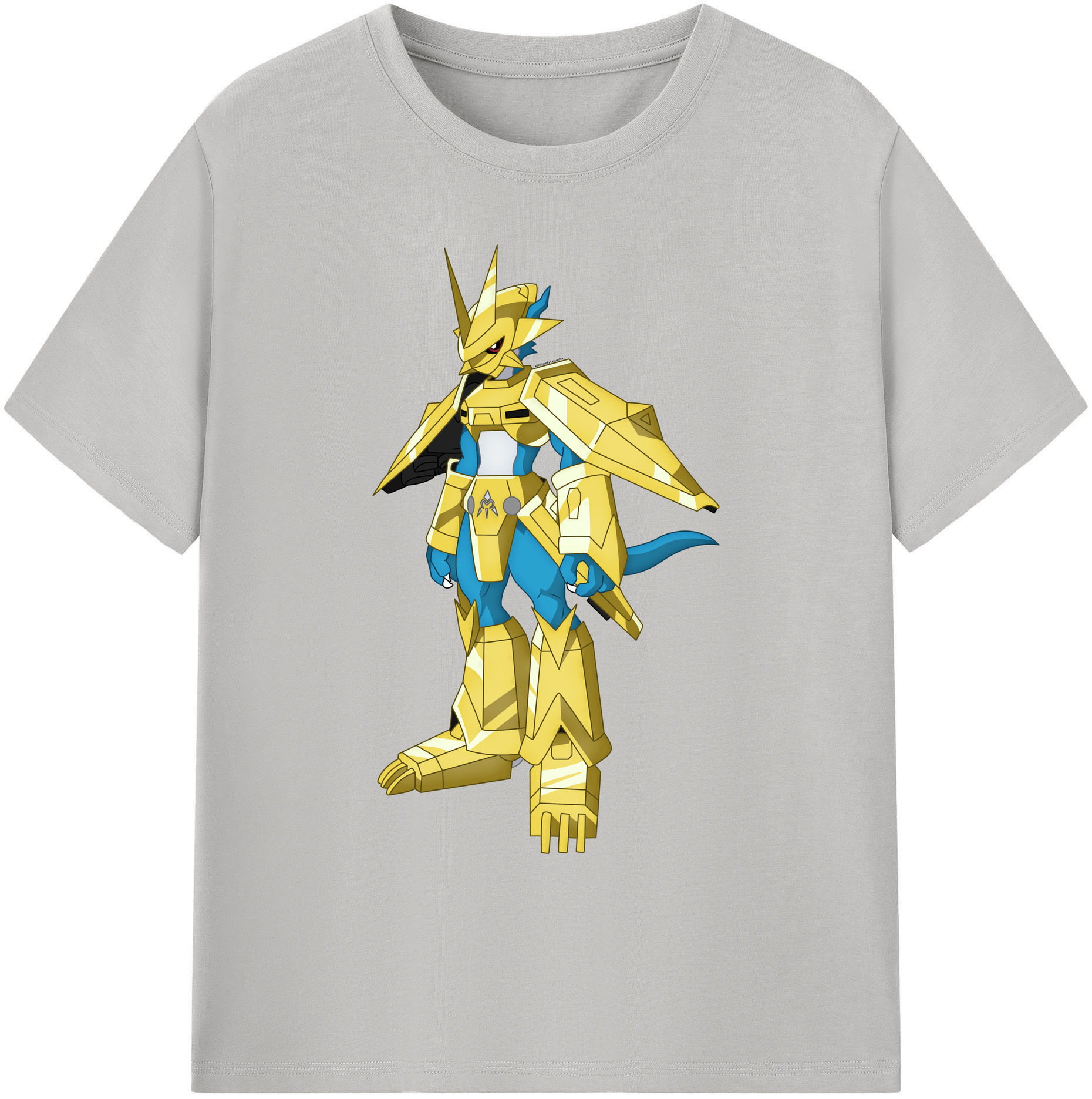 （画像用） Digimon デジタルモンスター/デジモン 綿100％ メンズ半袖Tシャツ｜肌触りやわらか＆通気性