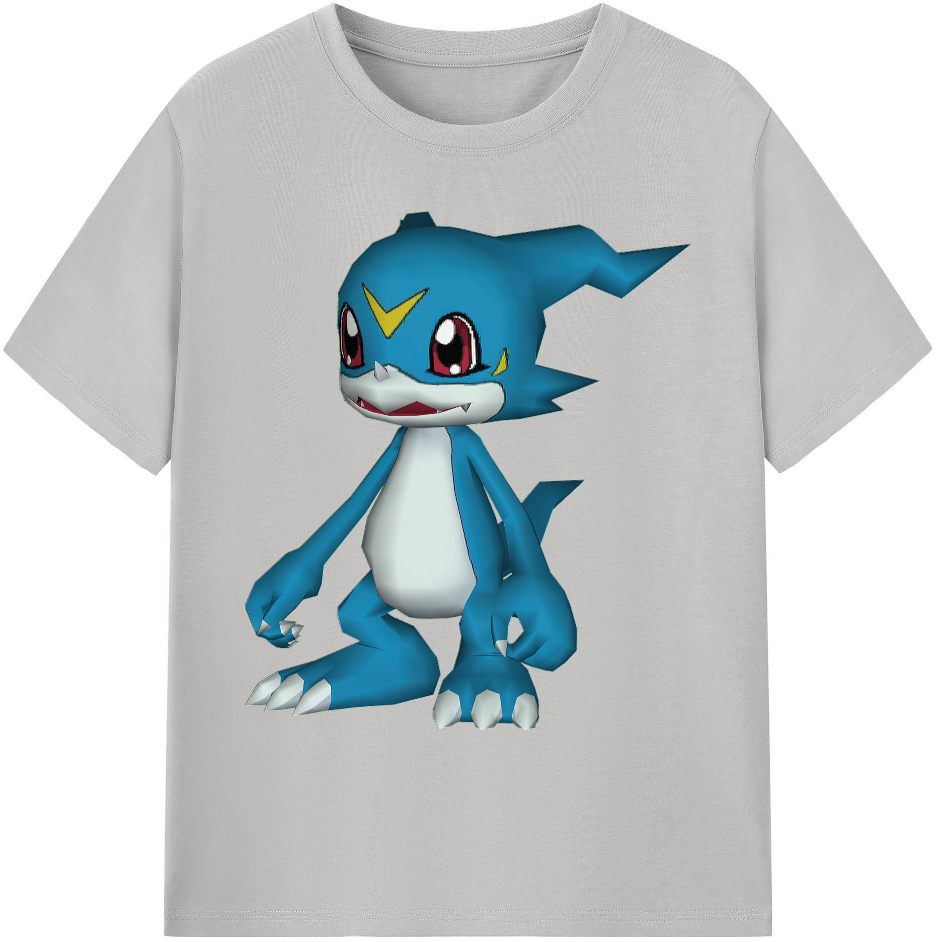 （画像用） Digimon デジタルモンスター/デジモン 綿100％ メンズ半袖Tシャツ｜肌触りやわらか＆通気性