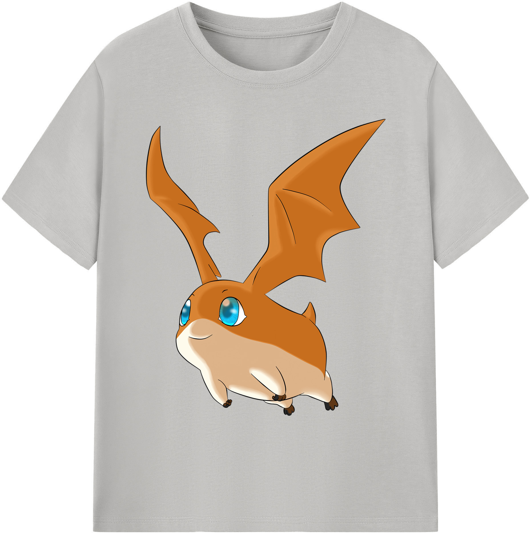 （画像用） Digimon デジタルモンスター/デジモン 綿100％ メンズ半袖Tシャツ｜肌触りやわらか＆通気性