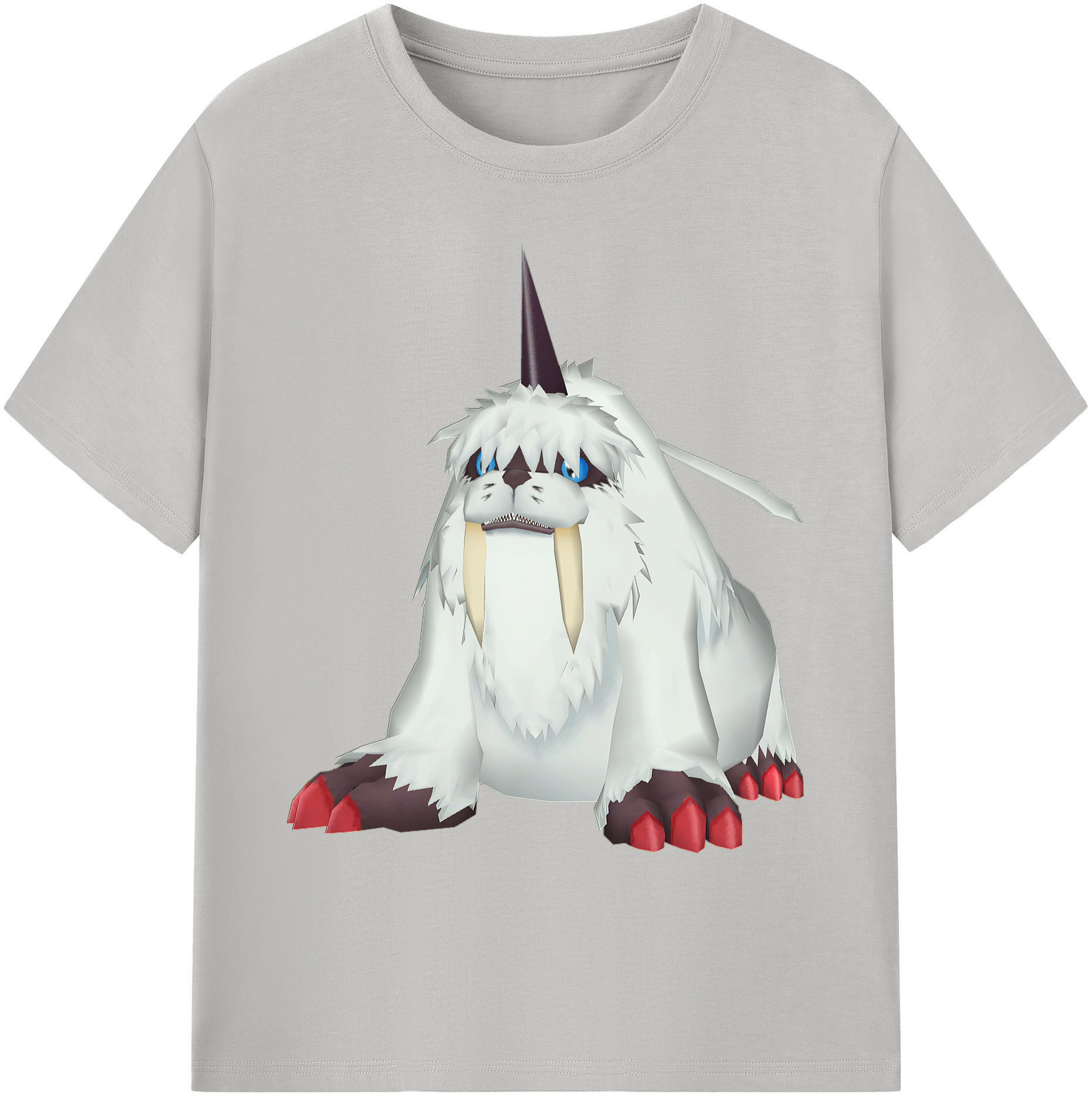 （画像用） Digimon デジタルモンスター/デジモン 綿100％ メンズ半袖Tシャツ｜肌触りやわらか＆通気性