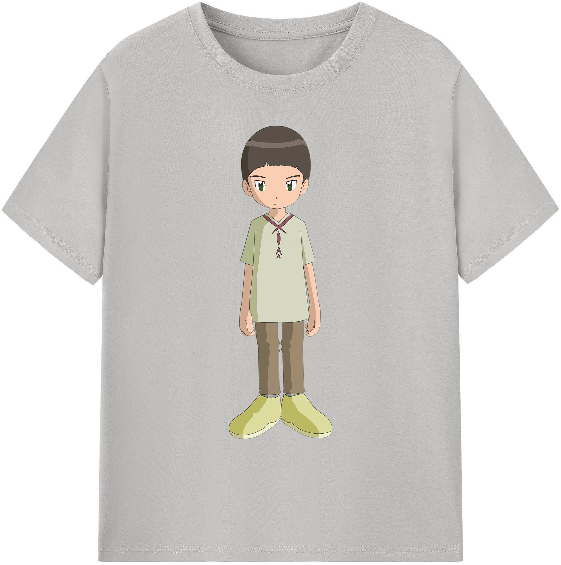 （画像用） Digimon デジタルモンスター/デジモン 綿100％ メンズ半袖Tシャツ｜肌触りやわらか＆通気性