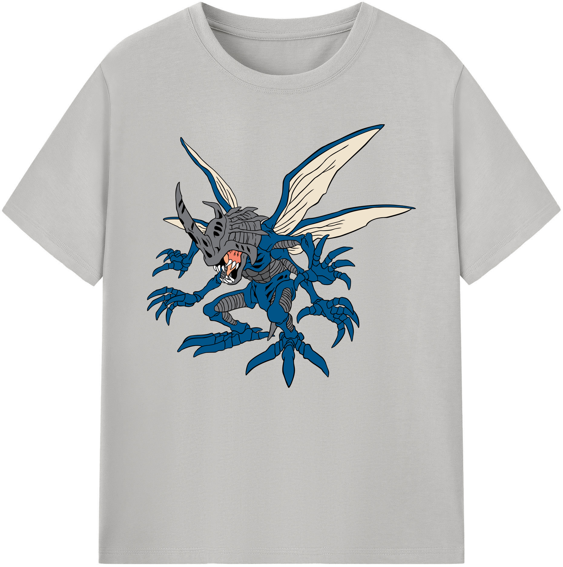 （画像用） Digimon デジタルモンスター/デジモン 綿100％ メンズ半袖Tシャツ｜肌触りやわらか＆通気性