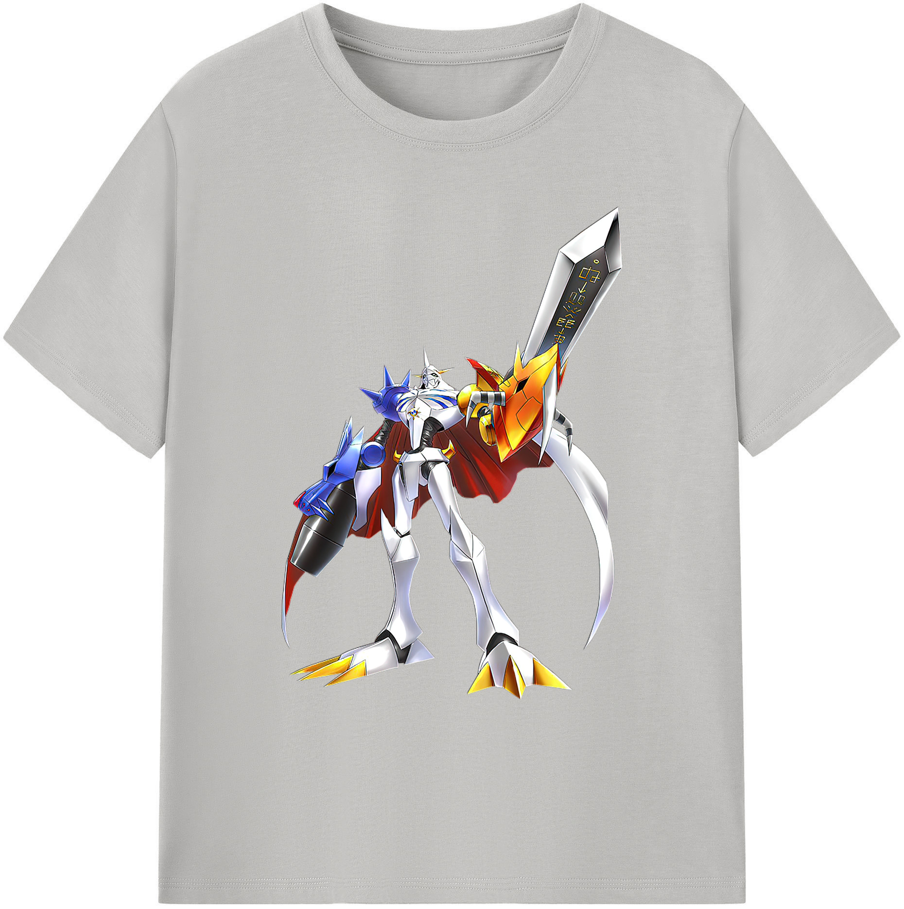 （画像用） Digimon デジタルモンスター/デジモン 綿100％ メンズ半袖Tシャツ｜肌触りやわらか＆通気性