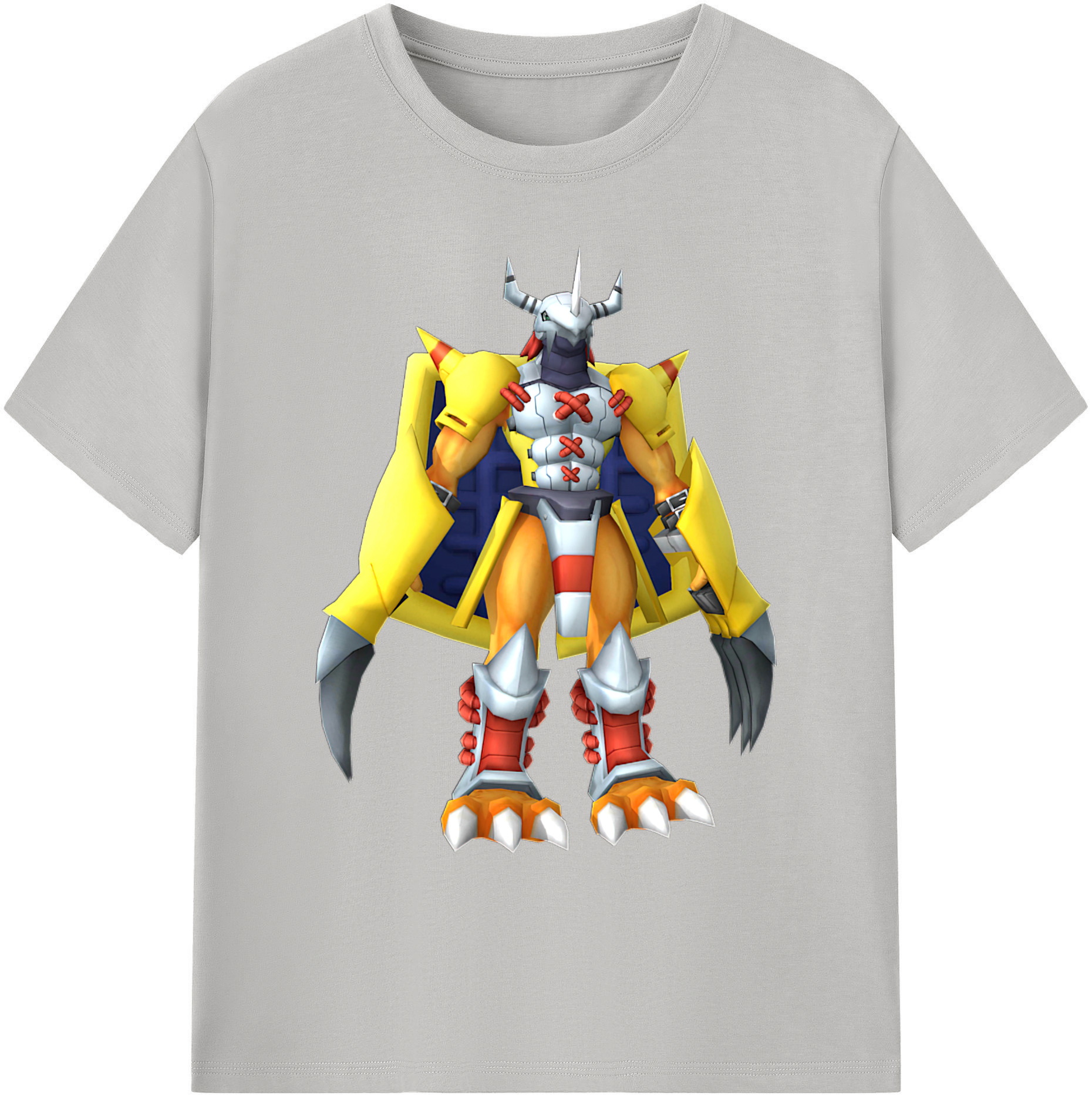 （画像用） Digimon デジタルモンスター/デジモン 綿100％ メンズ半袖Tシャツ｜肌触りやわらか＆通気性
