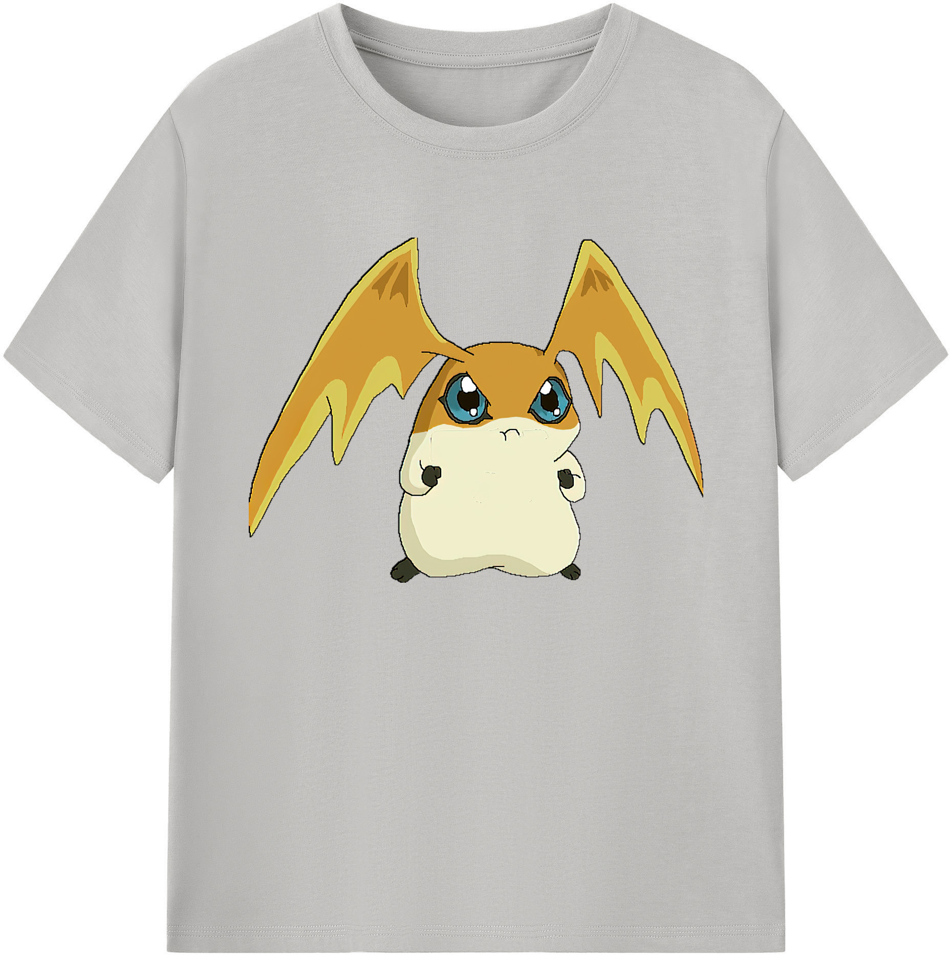 （画像用） Digimon デジタルモンスター/デジモン 綿100％ メンズ半袖Tシャツ｜肌触りやわらか＆通気性
